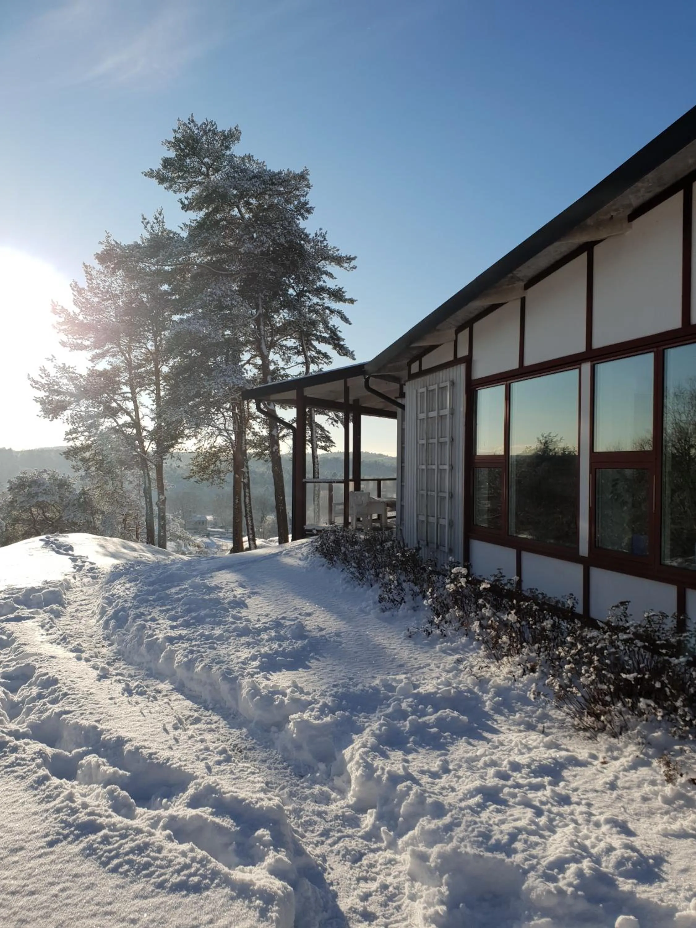 Winter in Nordiska Folkhögskolan Bed and Breakfast