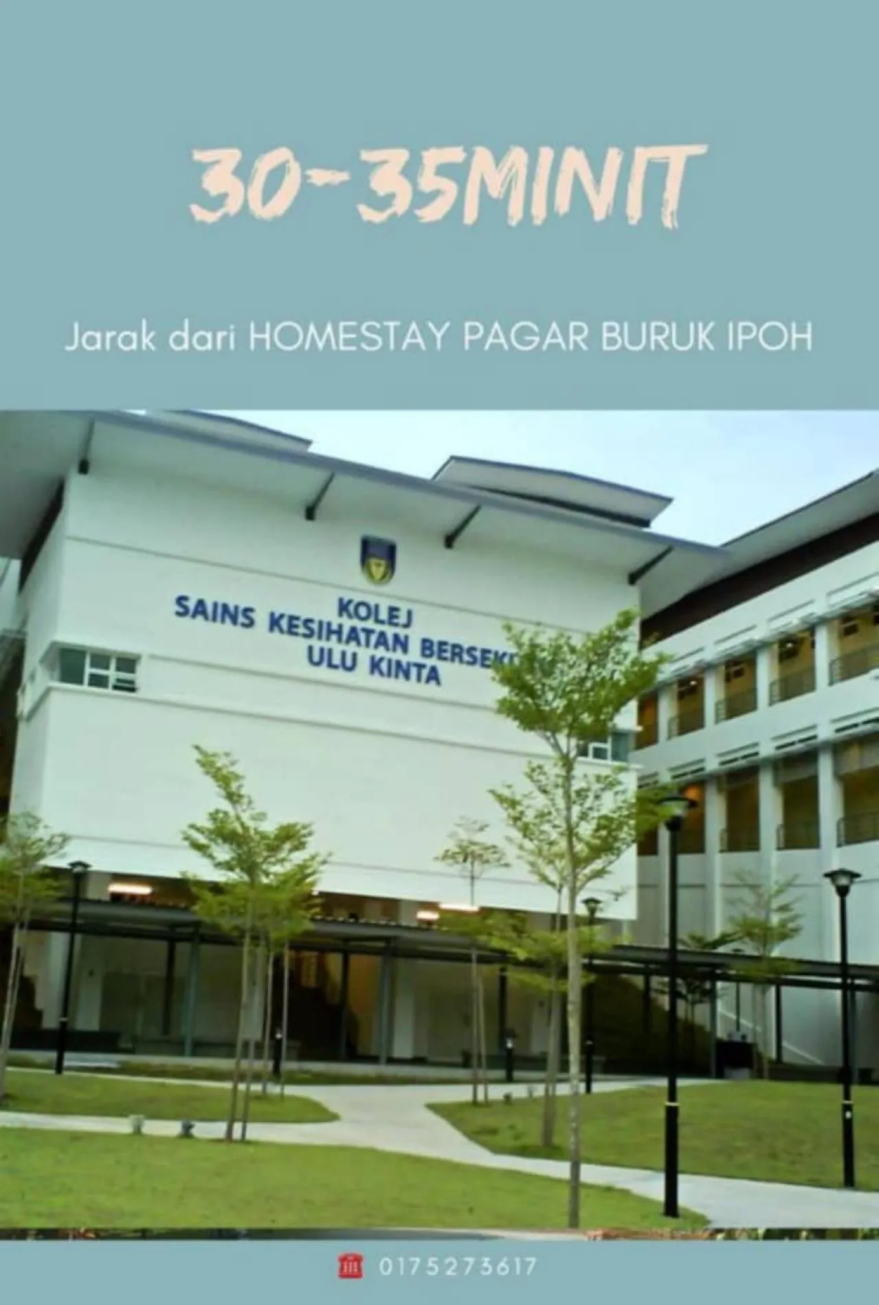 Area and facilities in Homestay Pagar Buruk Ipoh