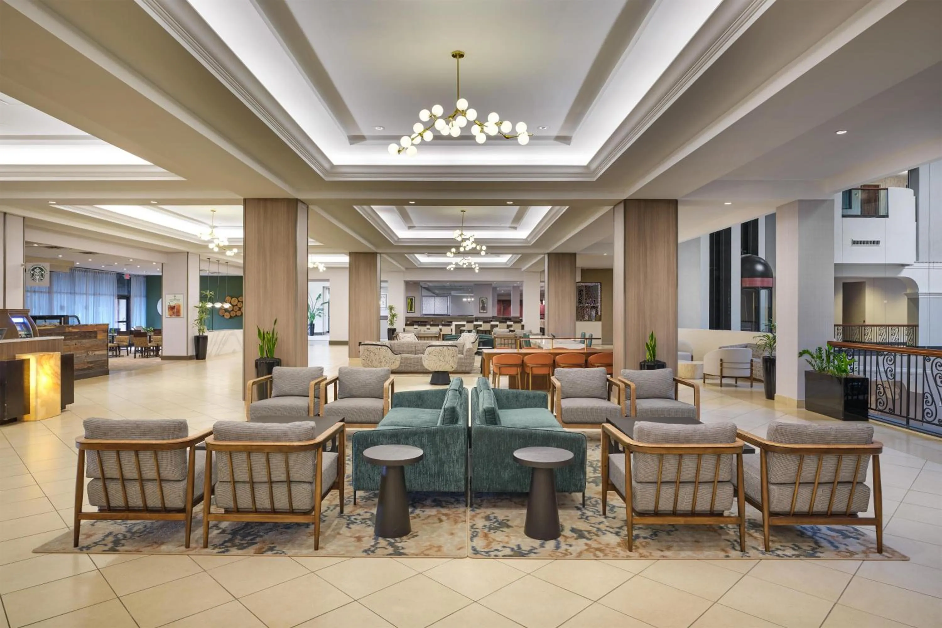 Lobby or reception in Hilton Washington DC/Rockville Hotel & Executive Meeting Center