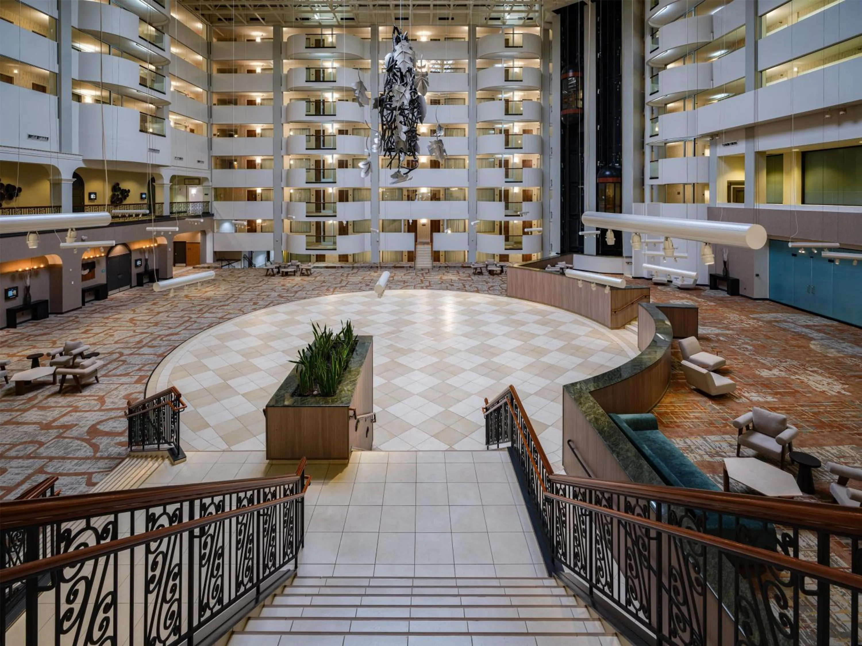 Lobby or reception in Hilton Washington DC/Rockville Hotel & Executive Meeting Center