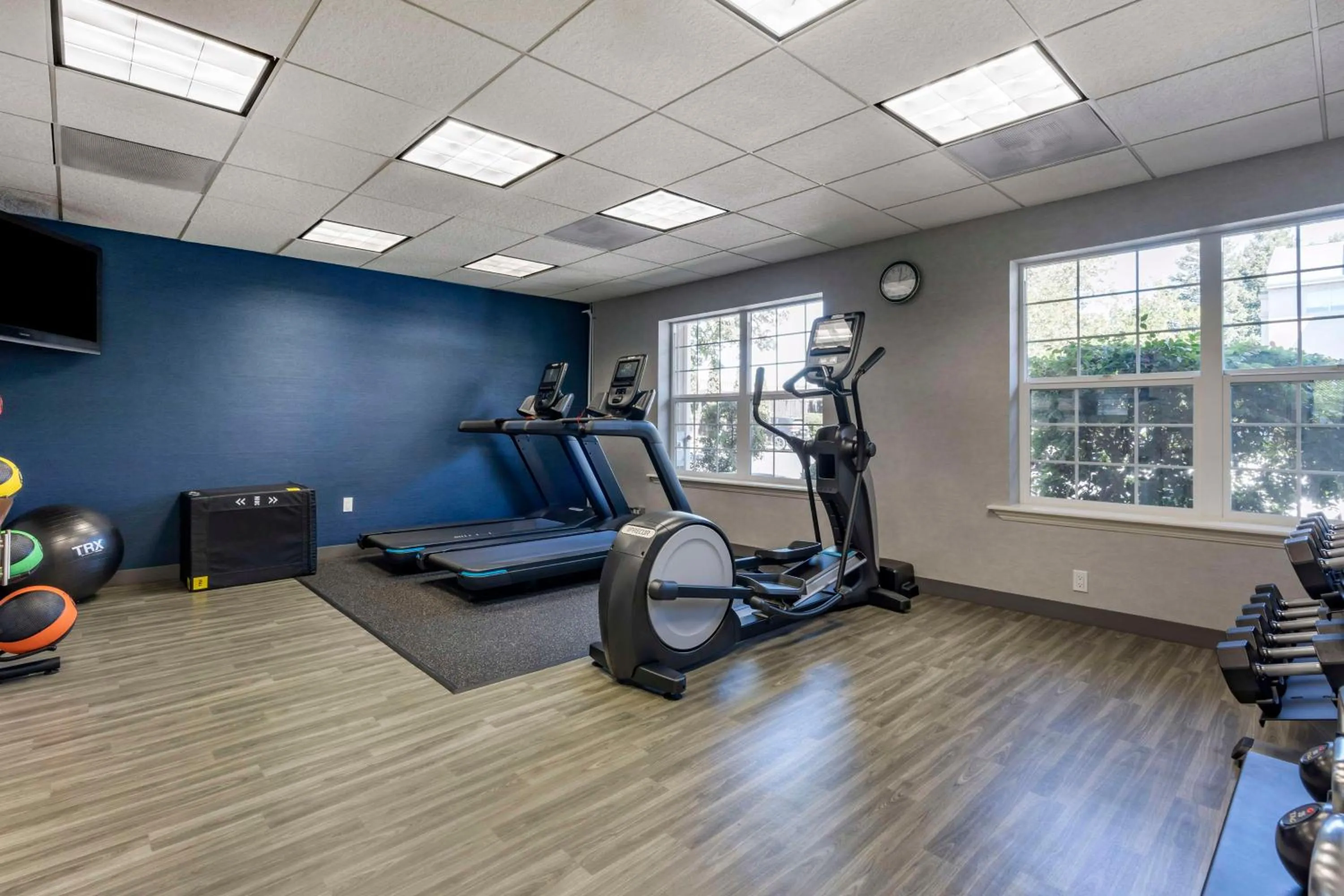 Fitness centre/facilities in Hampton Inn Ukiah