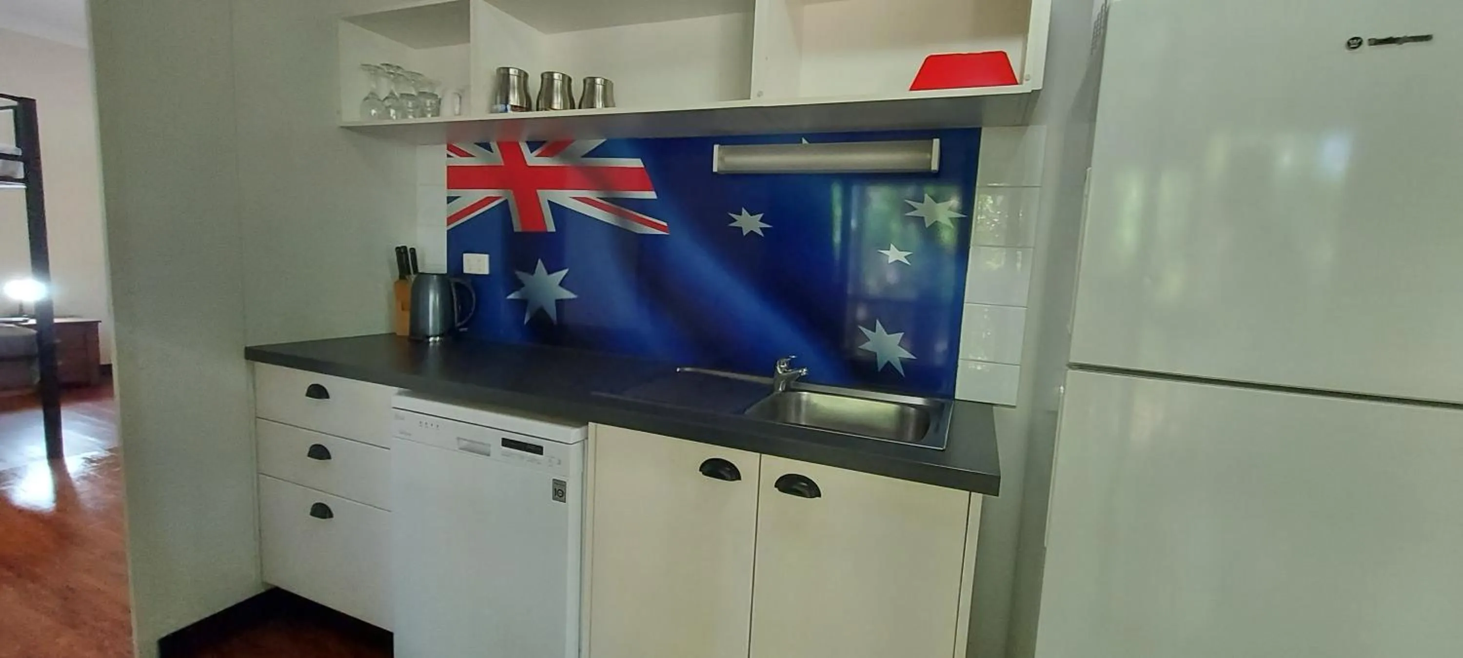 Kitchen or kitchenette in Litchfield Tourist Park