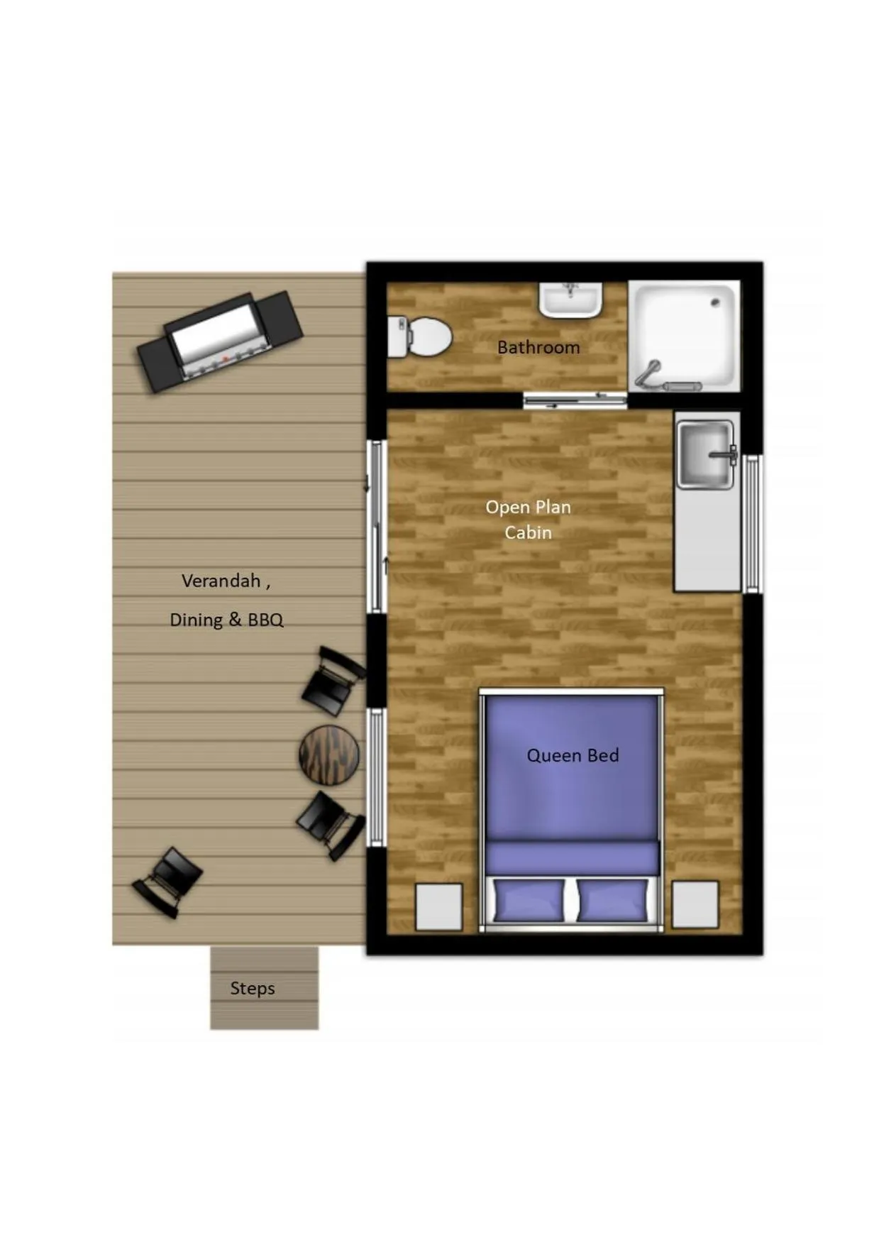 Floor plan in Litchfield Tourist Park