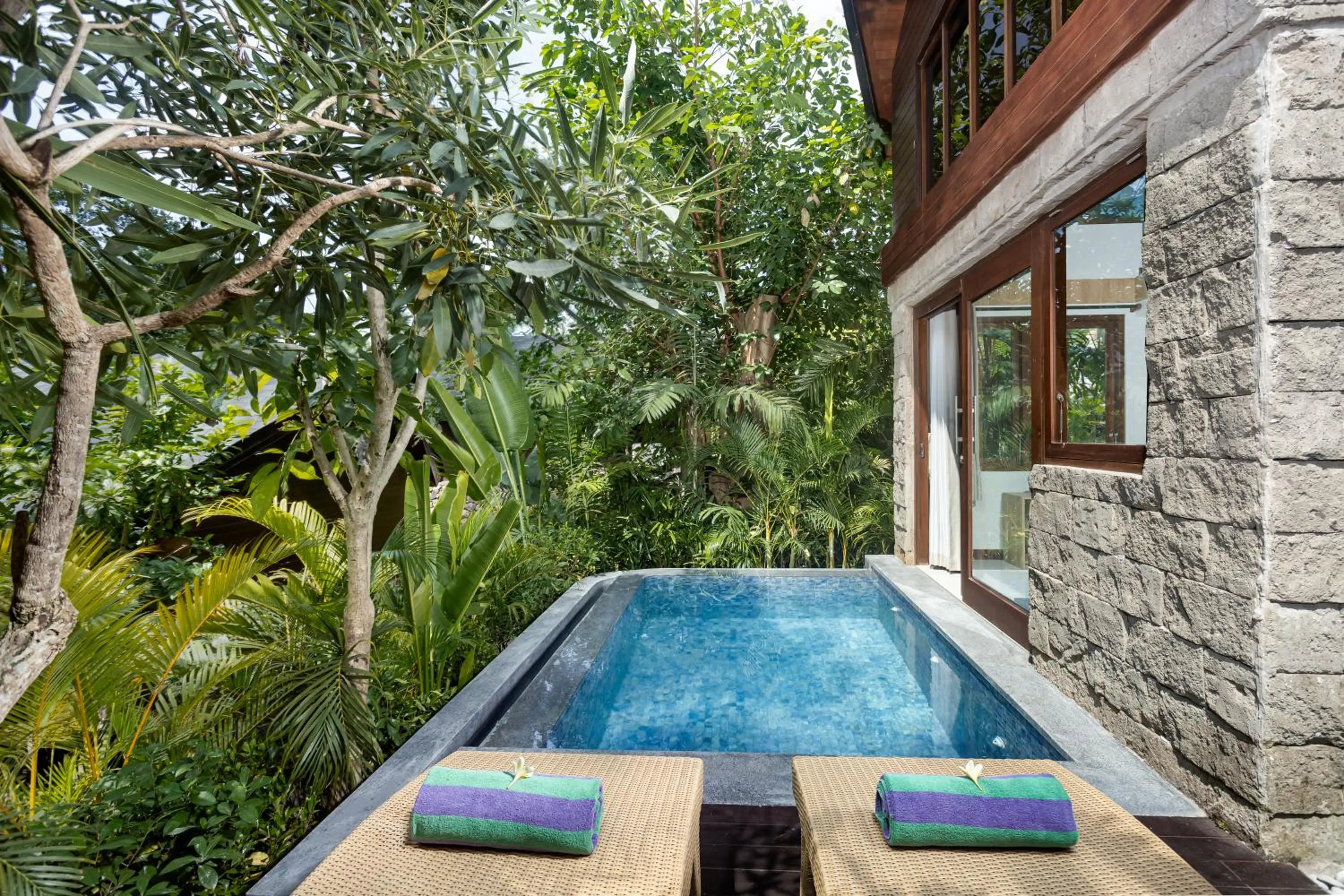 Pool view in Candy Villa by GenuineHost