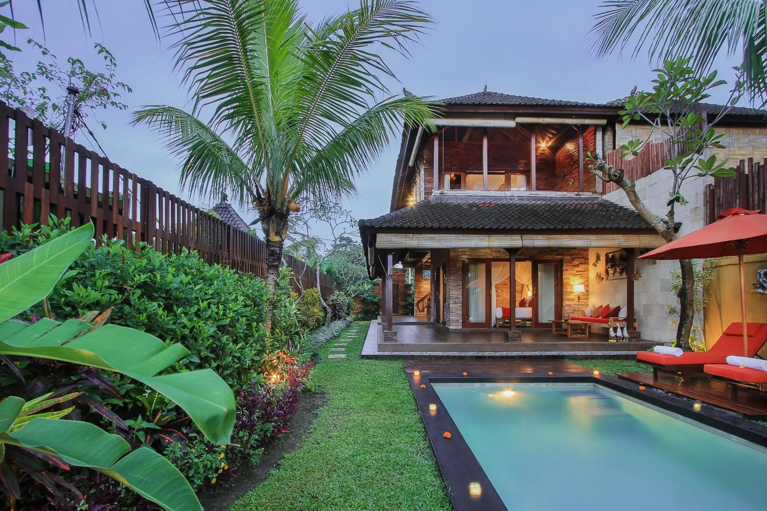 Garden view in Candy Villa by GenuineHost Garden view in Candy Villa by GenuineHost