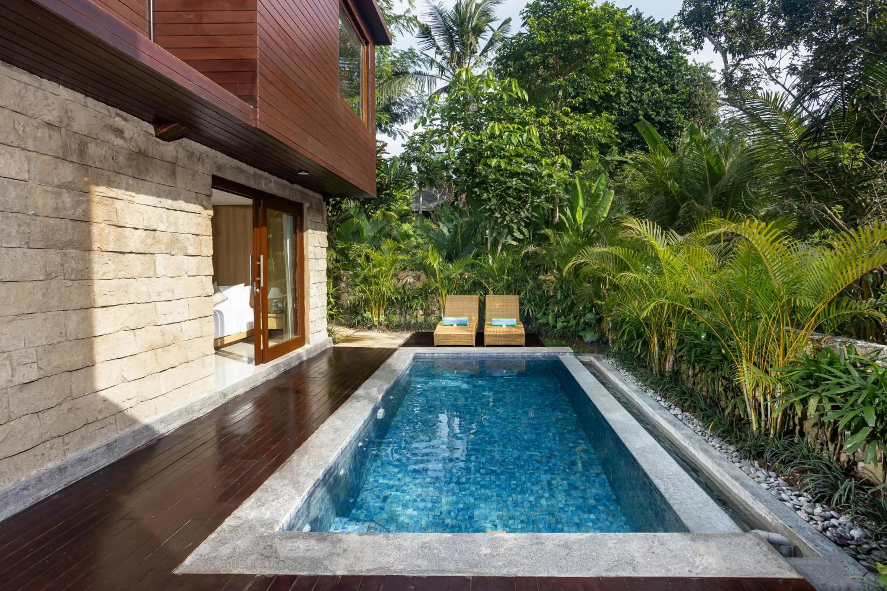 Pool view in Candy Villa by GenuineHost