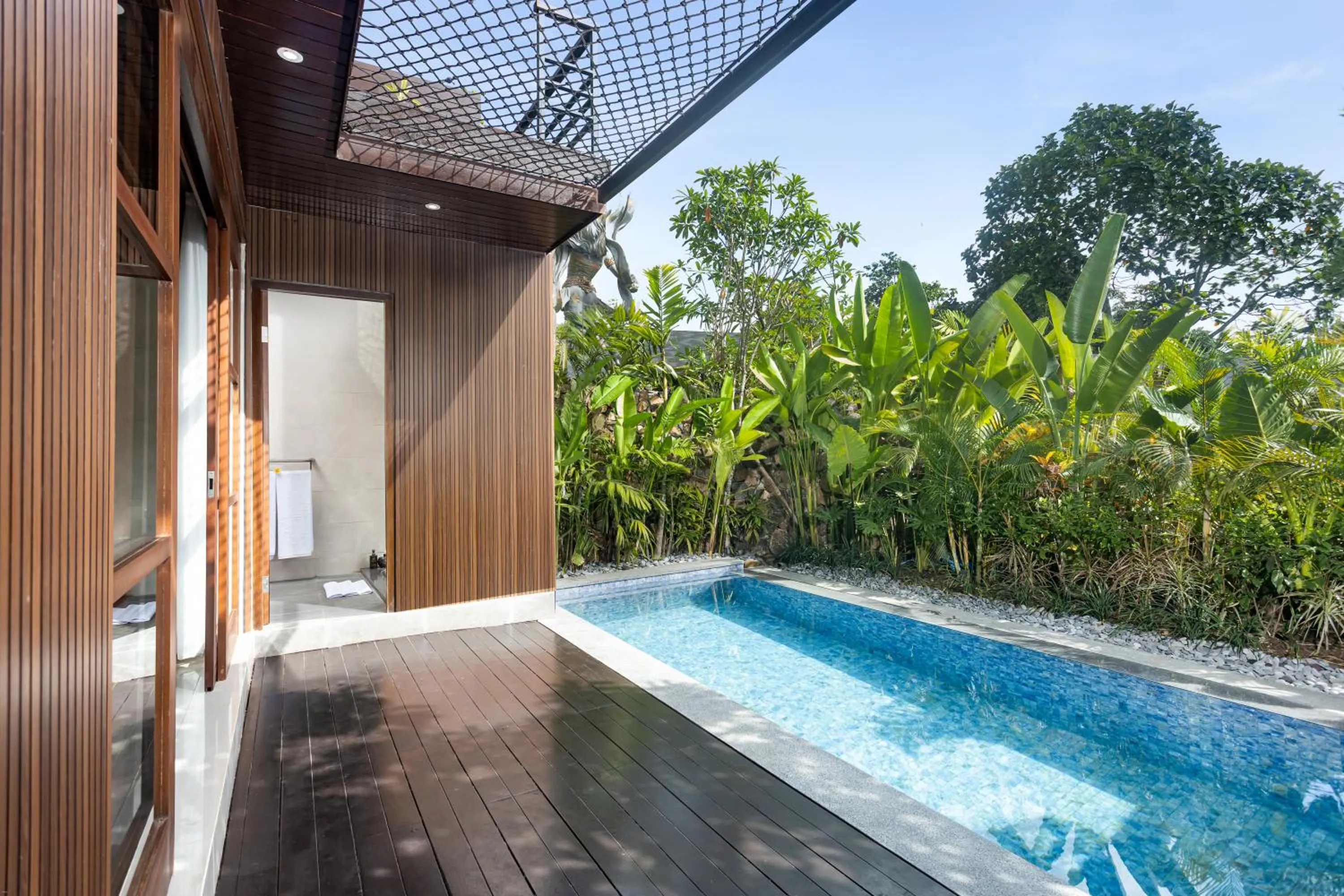 Pool view in Candy Villa by GenuineHost