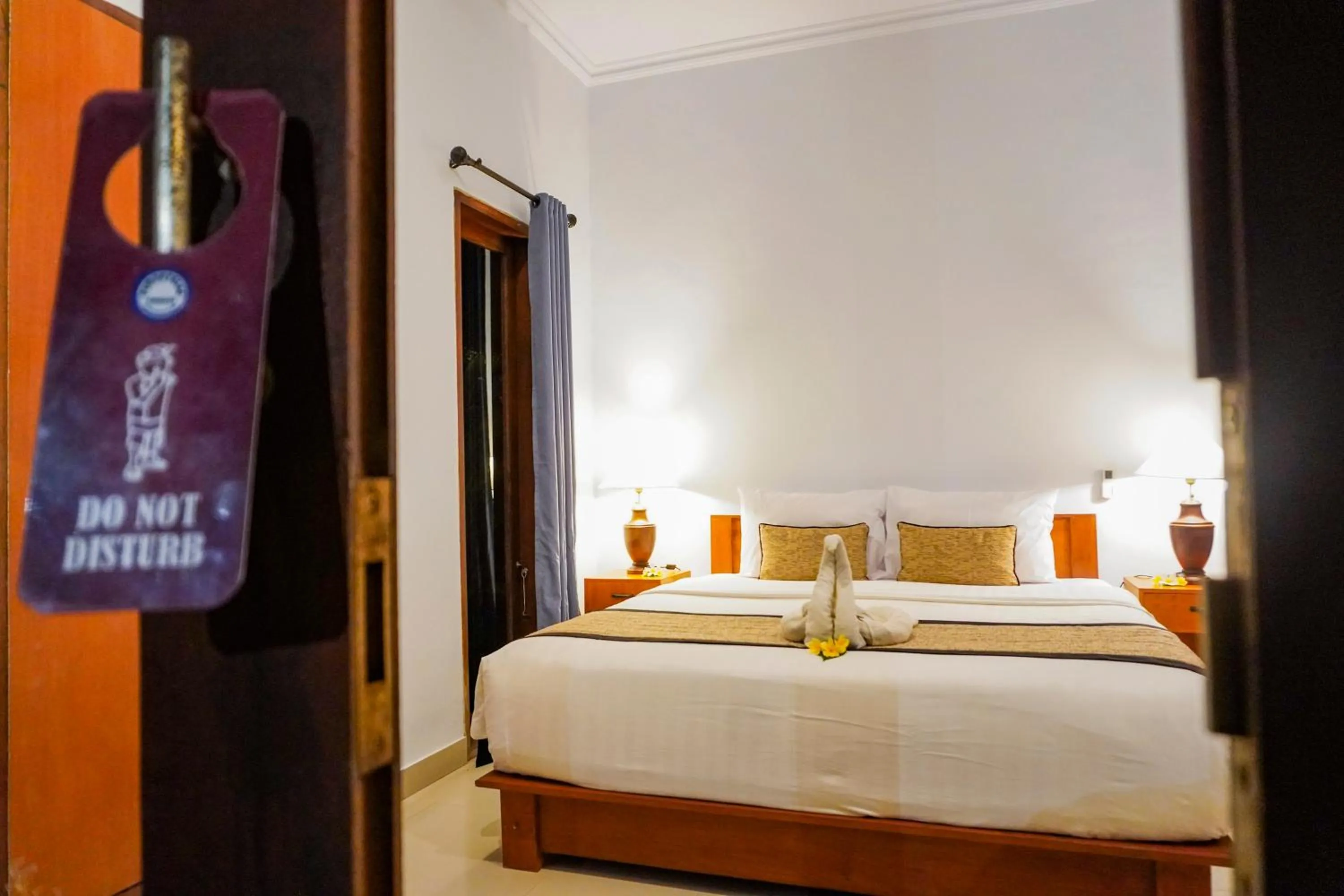 Bed in Pemuntalan Guesthouse