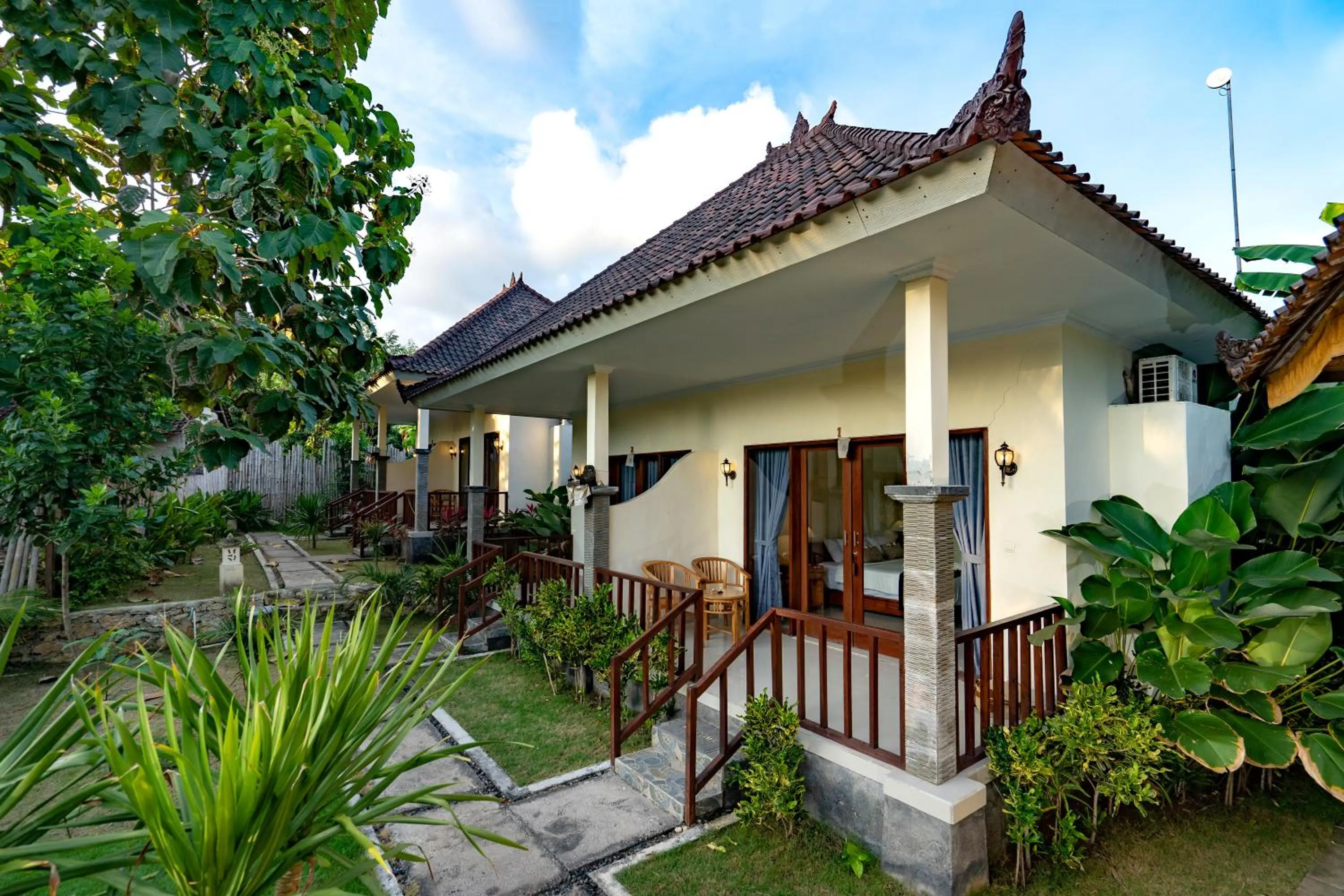 Living room in Pemuntalan Guesthouse