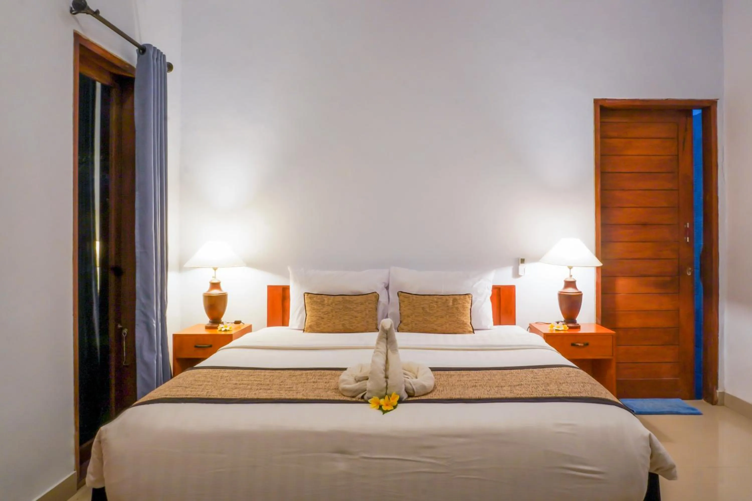 Bed in Pemuntalan Guesthouse