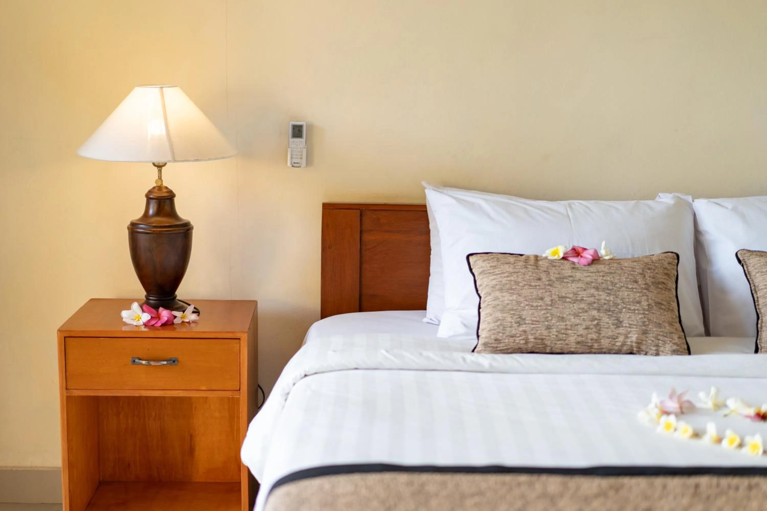 Bed in Pemuntalan Guesthouse