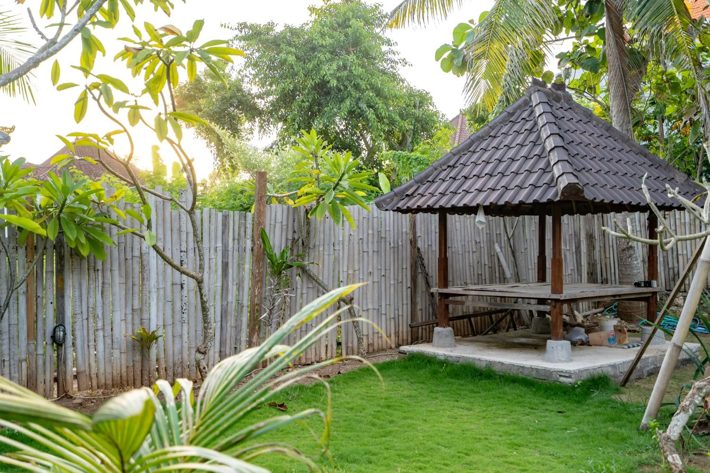 Patio in Pemuntalan Guesthouse