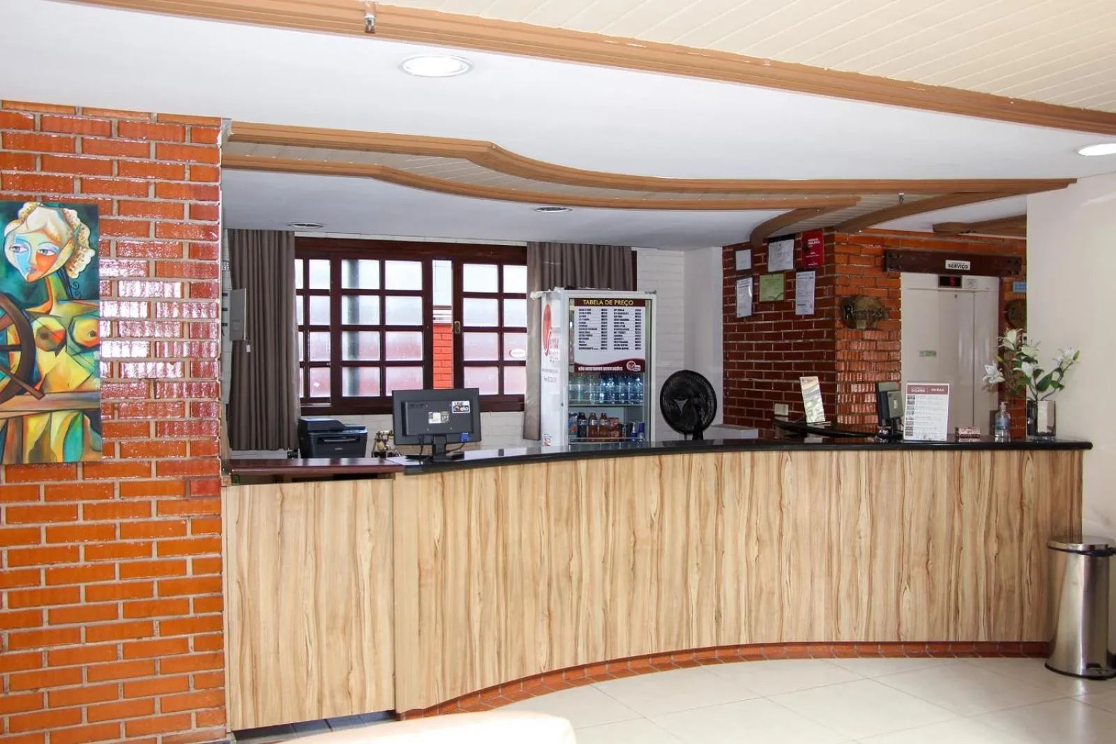 Lobby or reception in Rede Andrade Goiania Centro