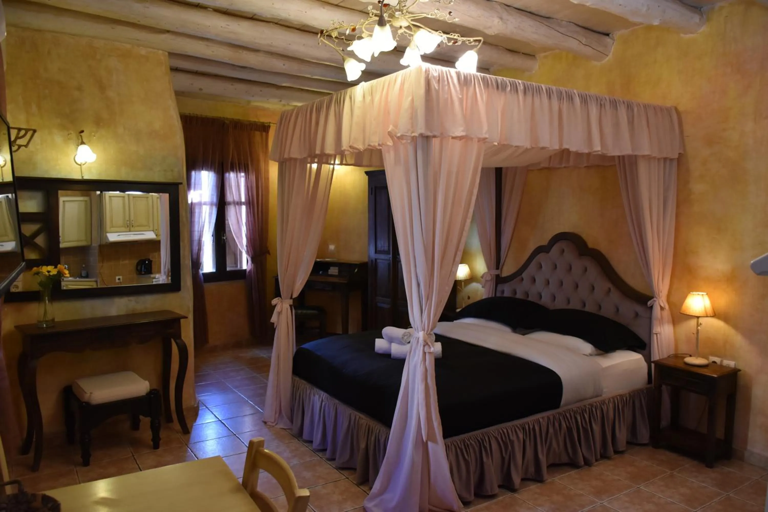 Bed in Odos Oneiron Boutique Hotel