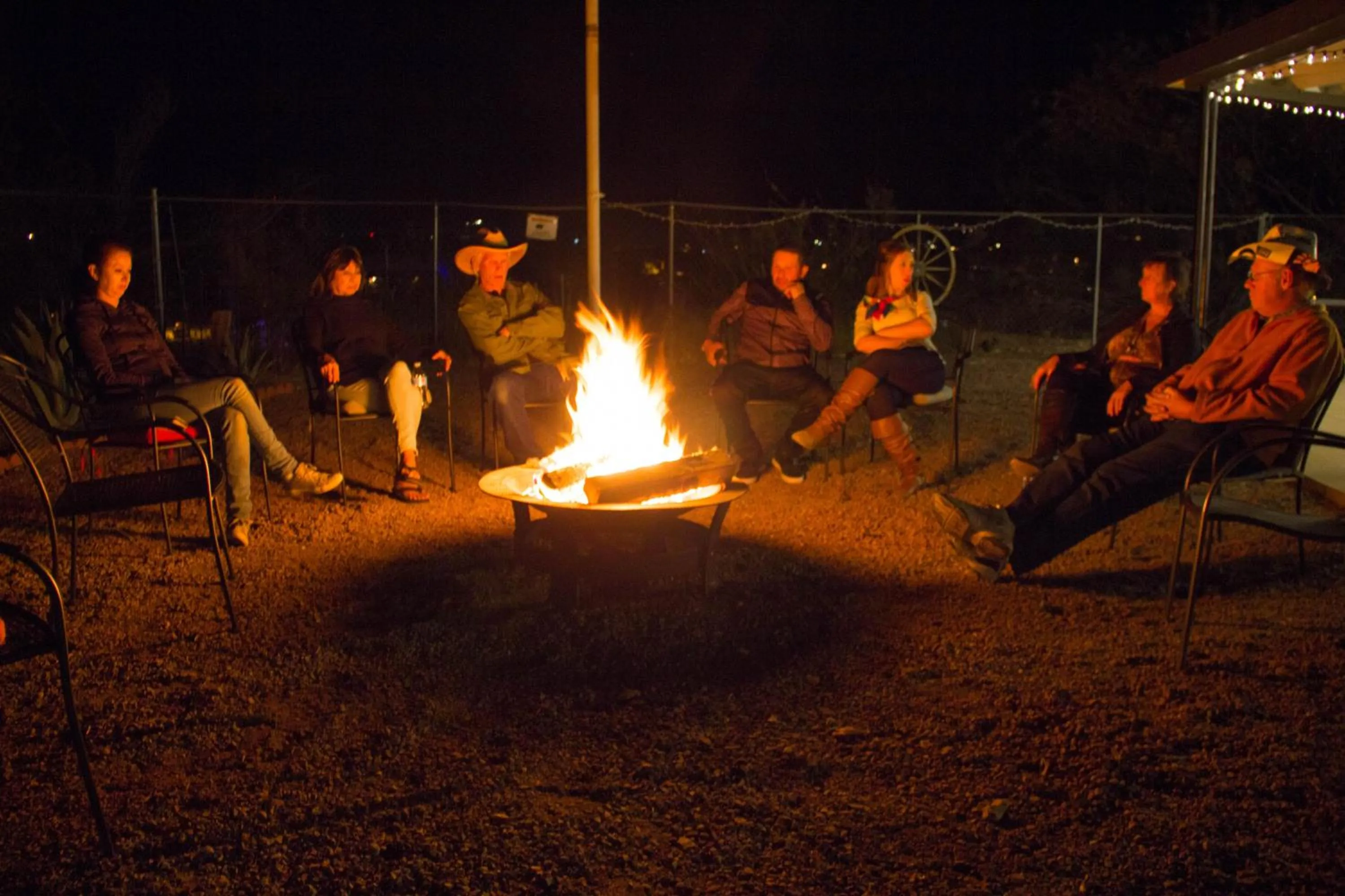 Patio in Stagecoach Suites
