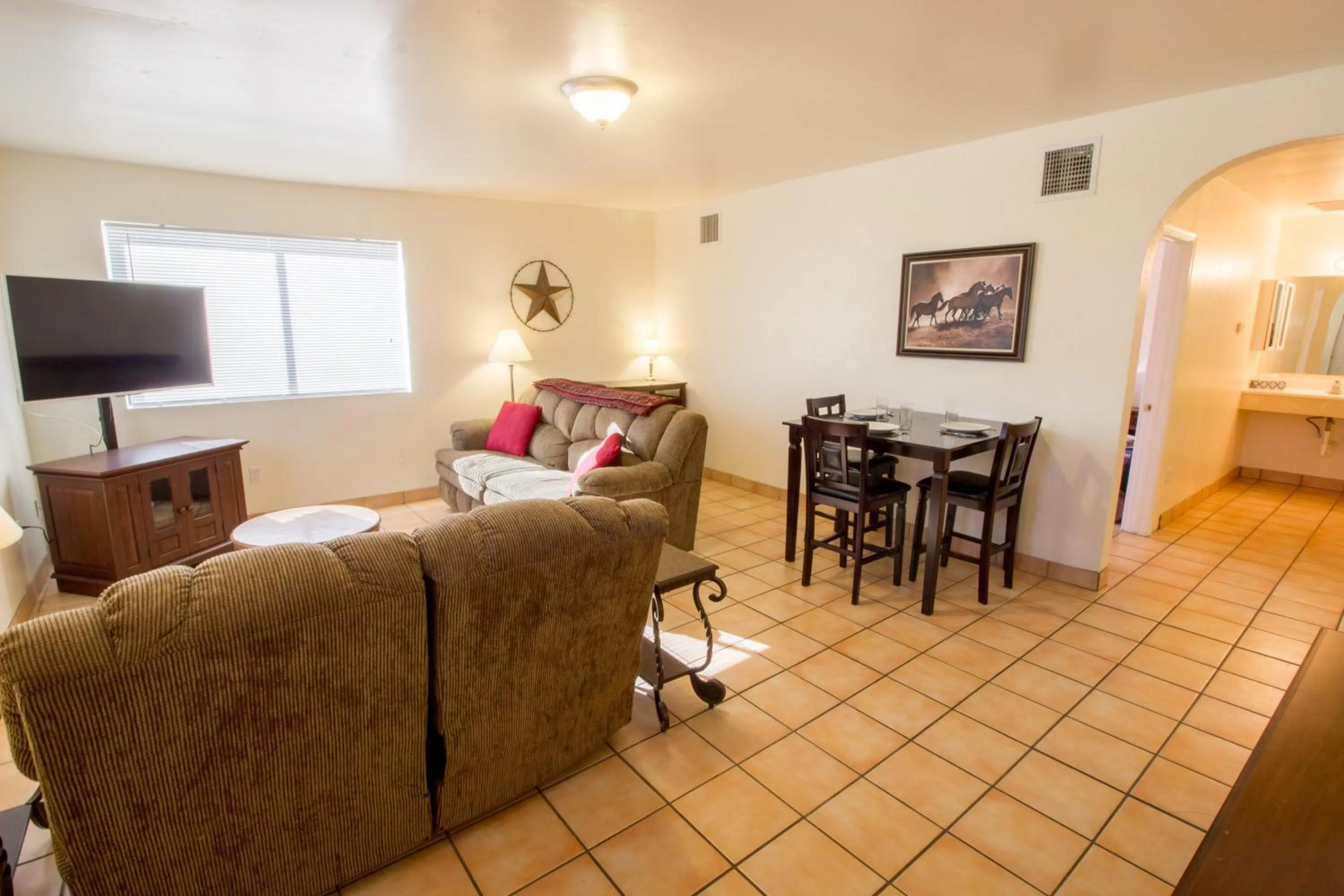 TV and multimedia in Stagecoach Suites