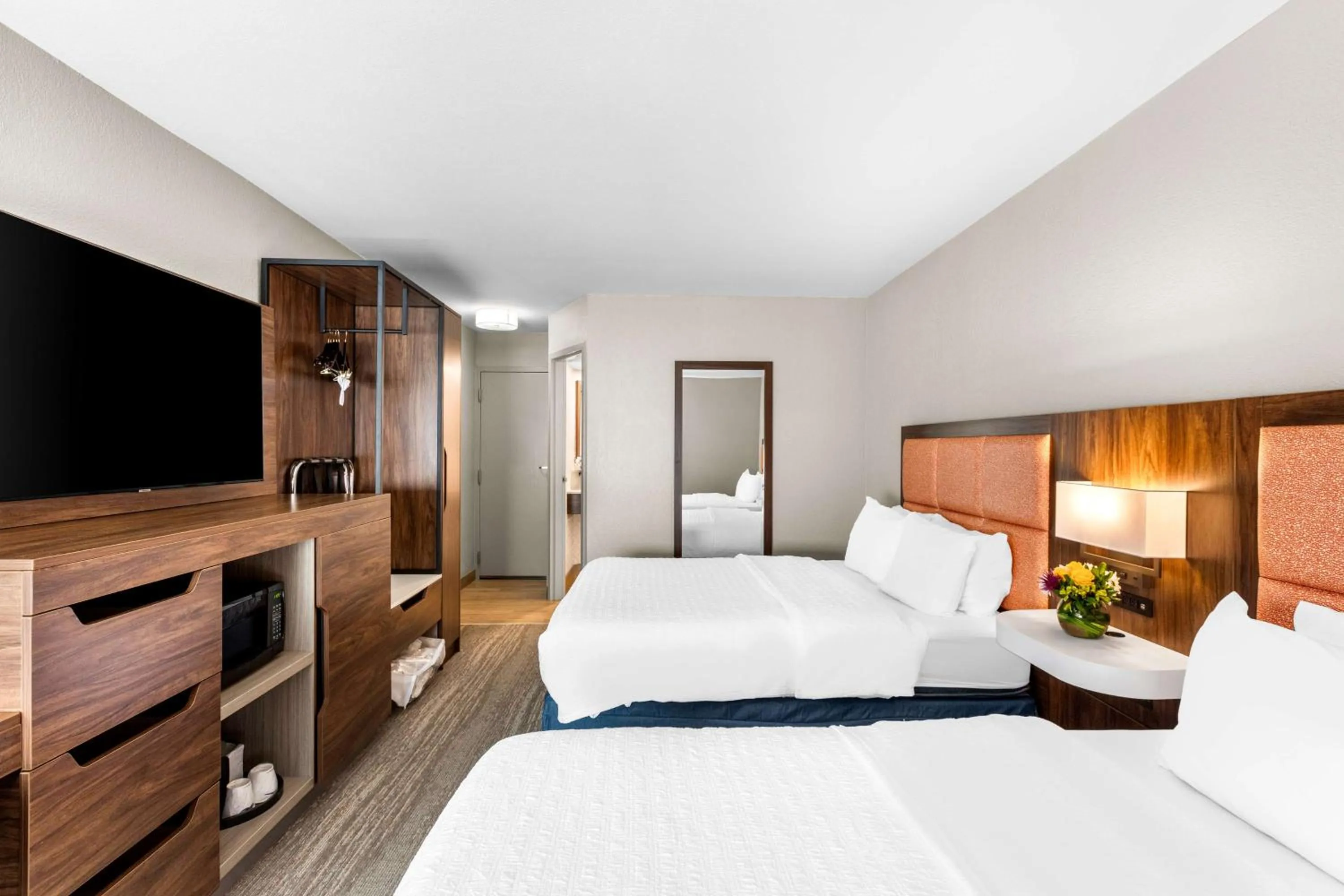 Bed in Hampton Inn Knoxville-Airport