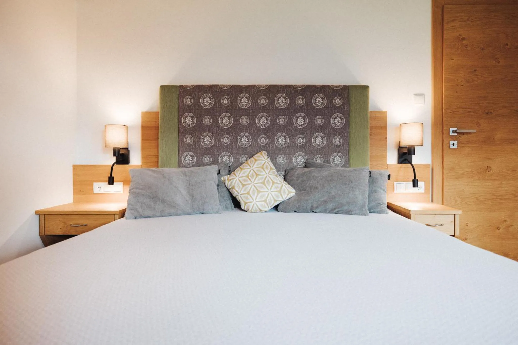 Bed in Hotel Silberfux