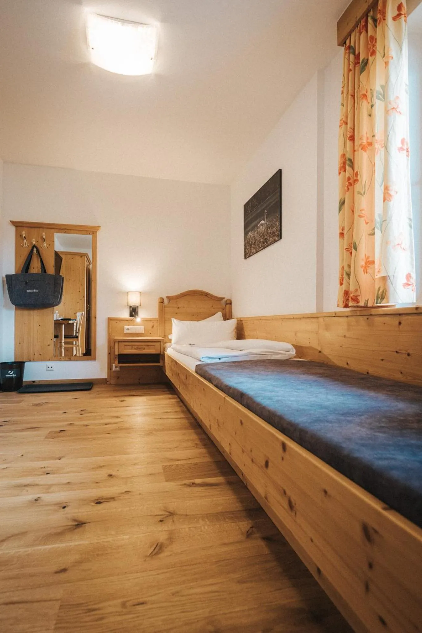 Bed in Hotel Silberfux