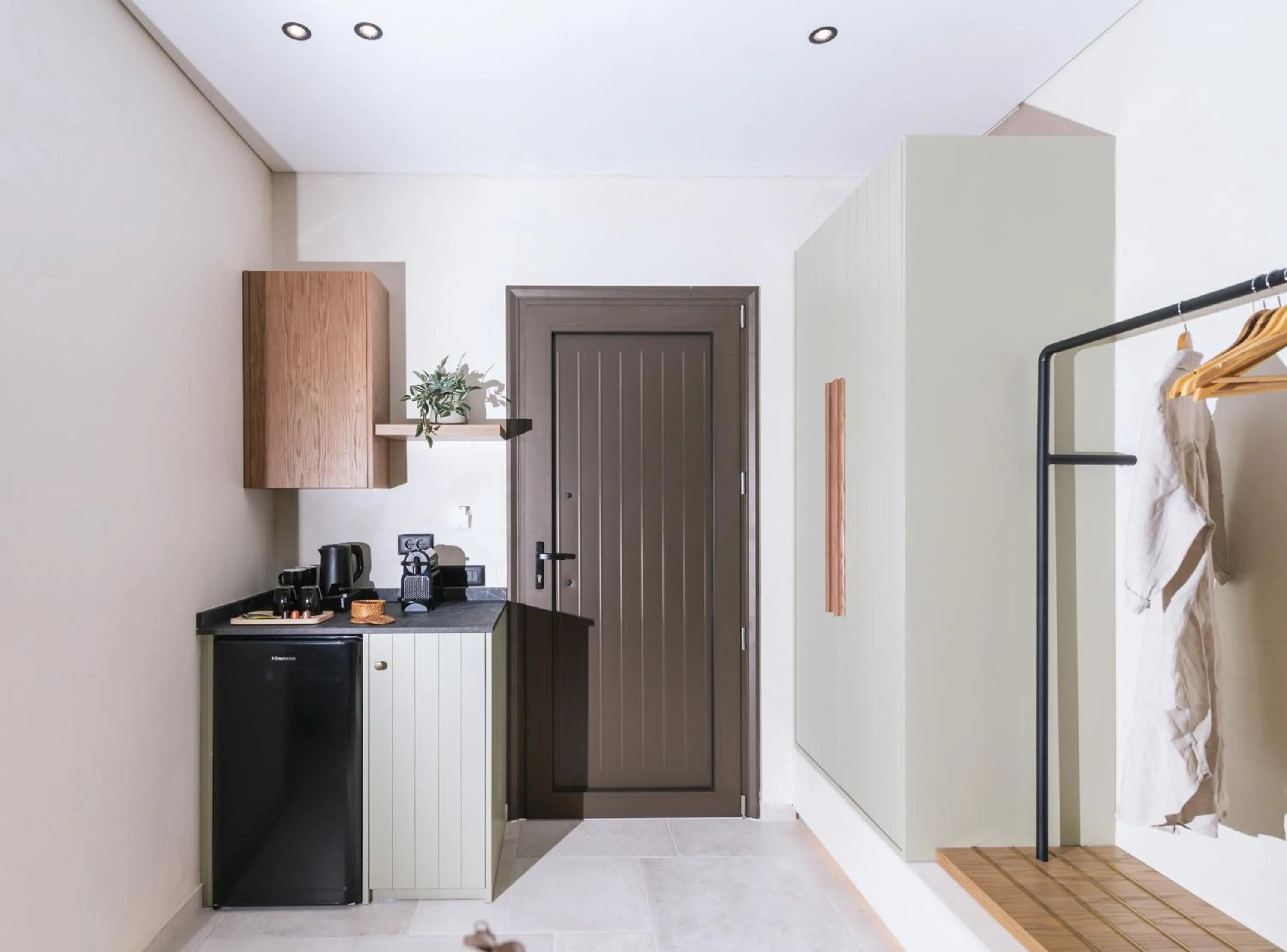 Kitchen or kitchenette in Idi Hotel