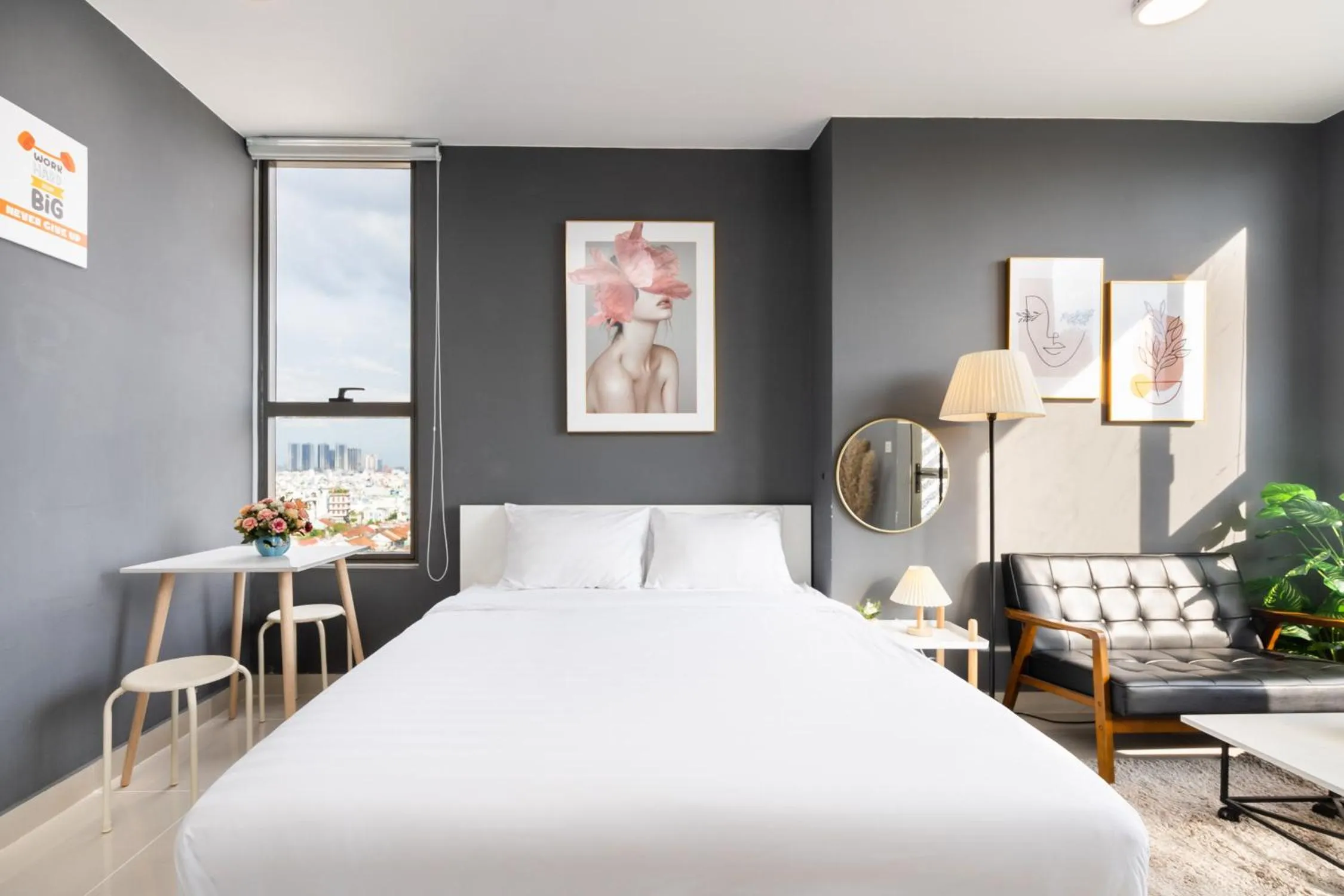 Bed in TeeUp Home - Infinity Pool Signature