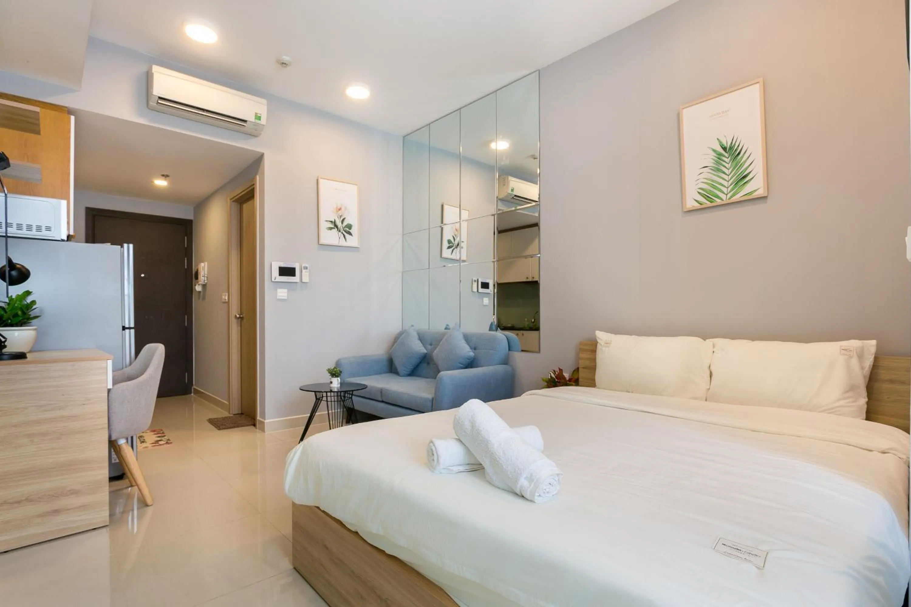 Bed in TeeUp Home - Infinity Pool Signature