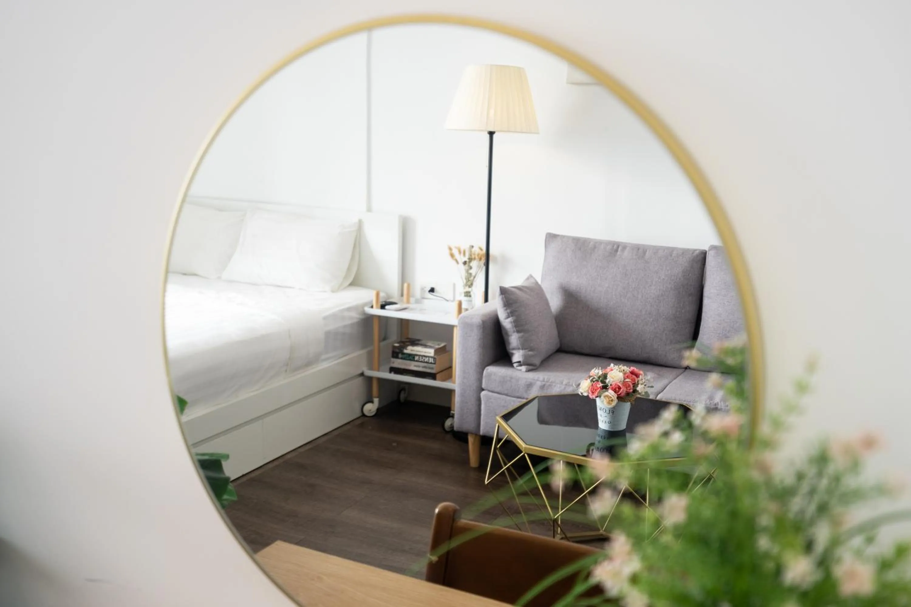 Bed in TeeUp Home - Infinity Pool Signature