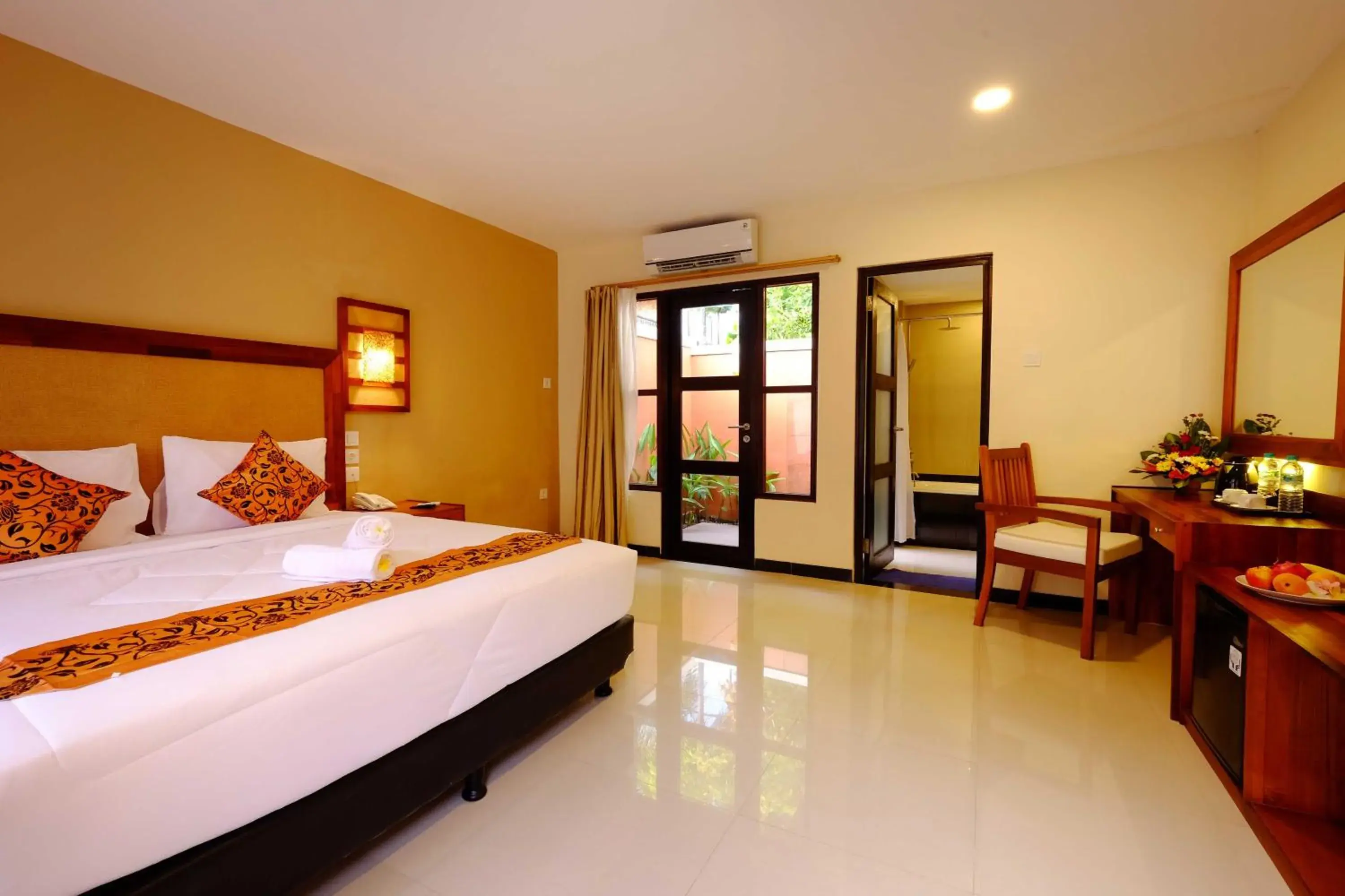 Bed in Sari Villa Ubud Bed in Sari Villa Ubud