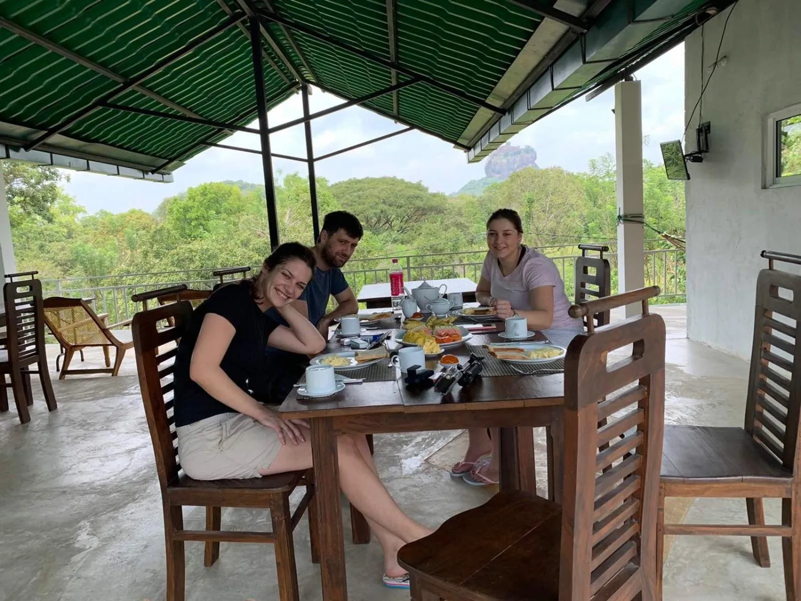 Lunch in Sigiriya Rock Hide