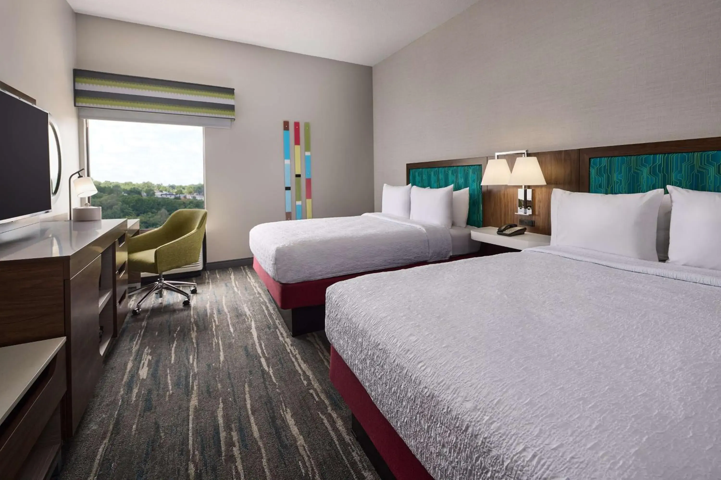 Bed in Hampton Inn Massillon Bed in Hampton Inn Massillon