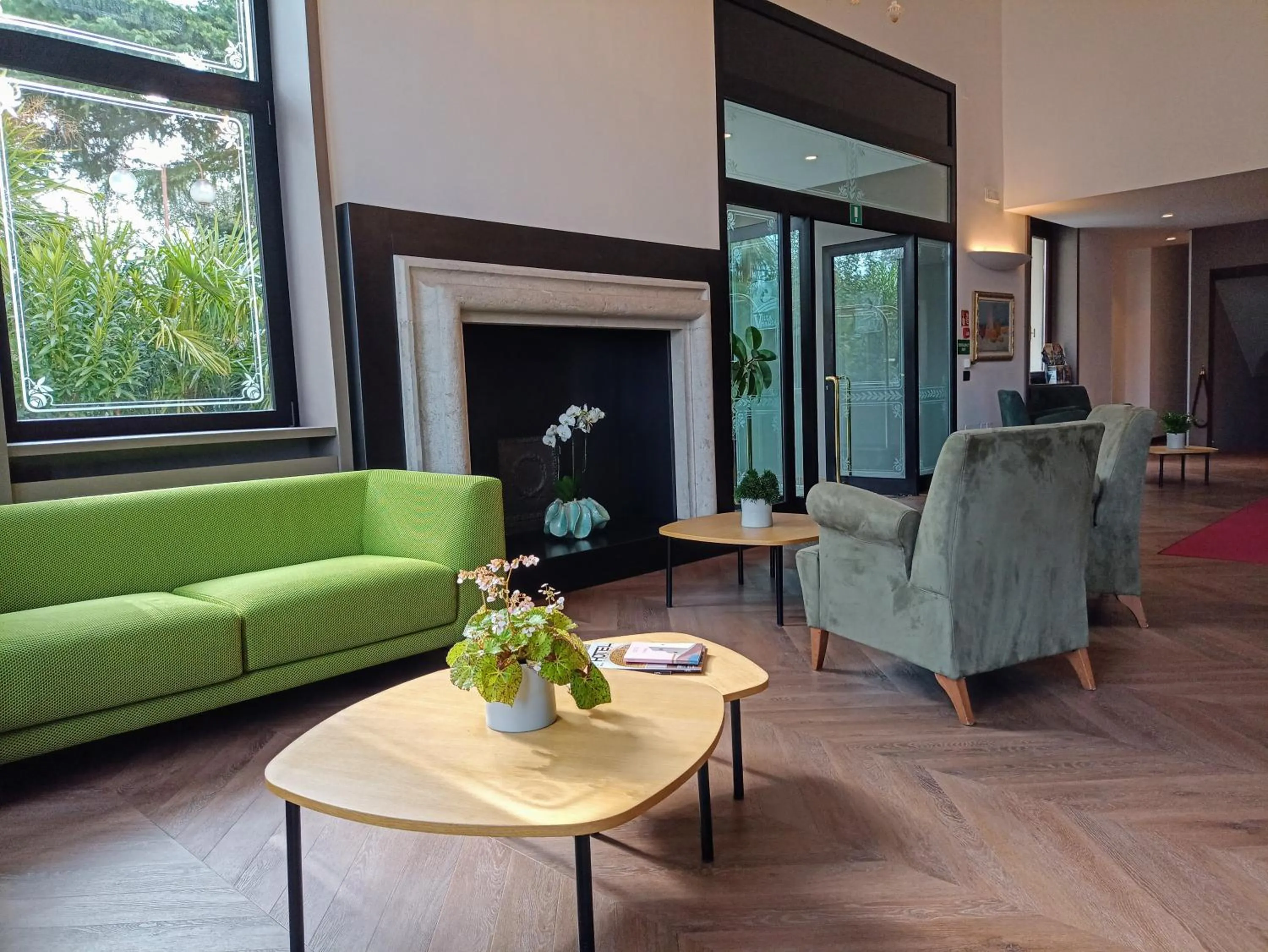 Lobby or reception in Hotel Villa Maria