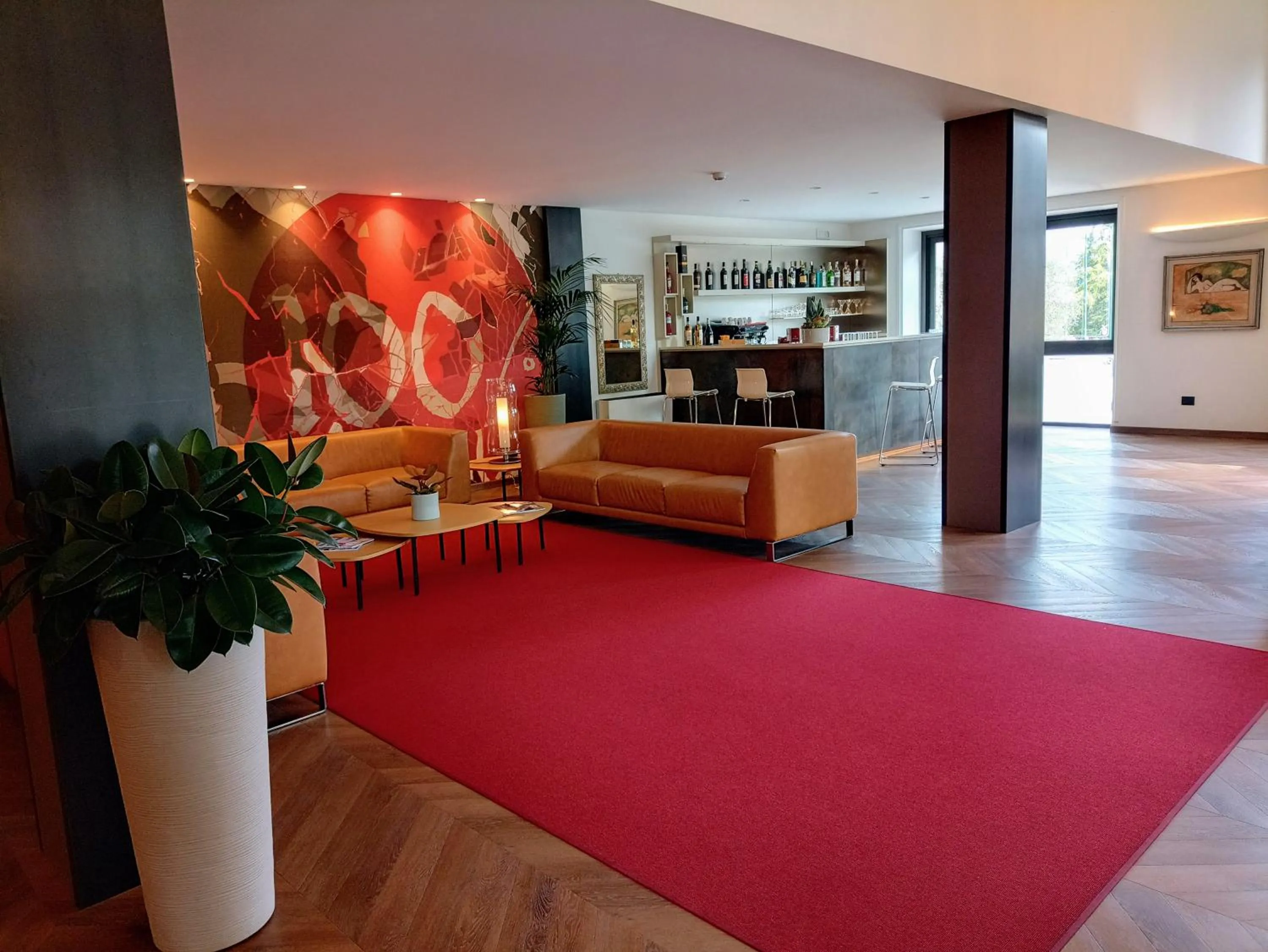 Lobby or reception in Hotel Villa Maria