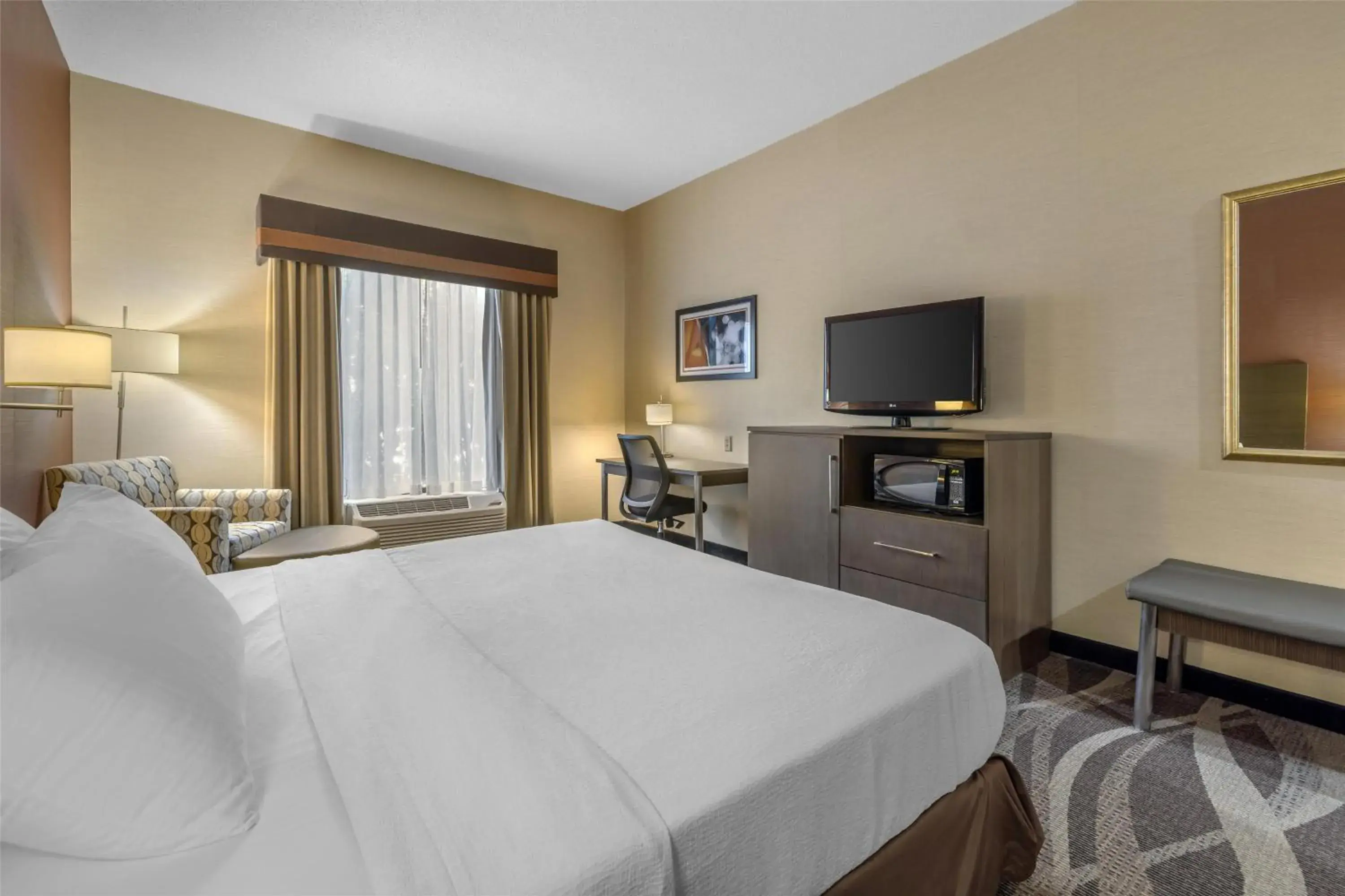 King Room with Walk-In Shower - Disability Access in Best Western Plus University Inn King Room with Walk-In Shower - Disability Access in Best Western Plus University Inn