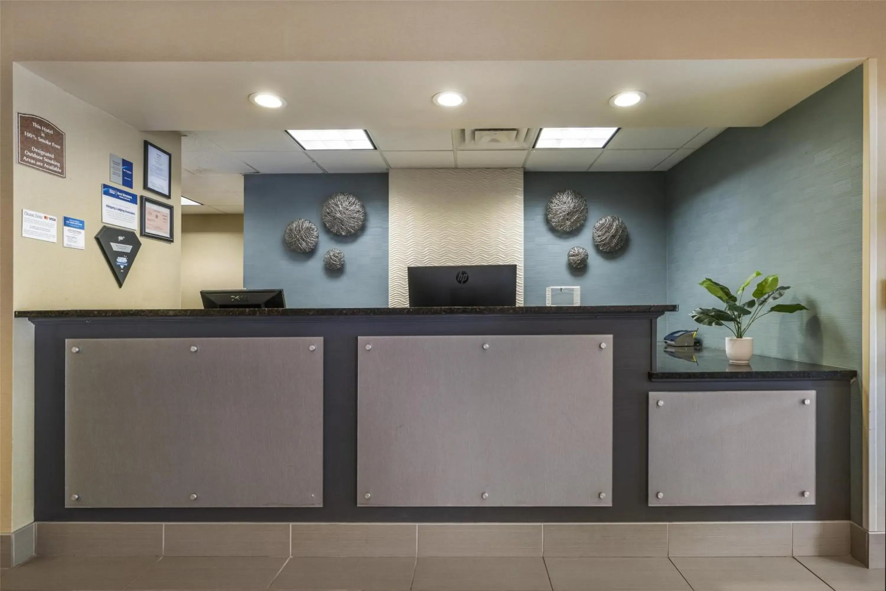 Lobby or reception in Best Western Plus University Inn Lobby or reception in Best Western Plus University Inn