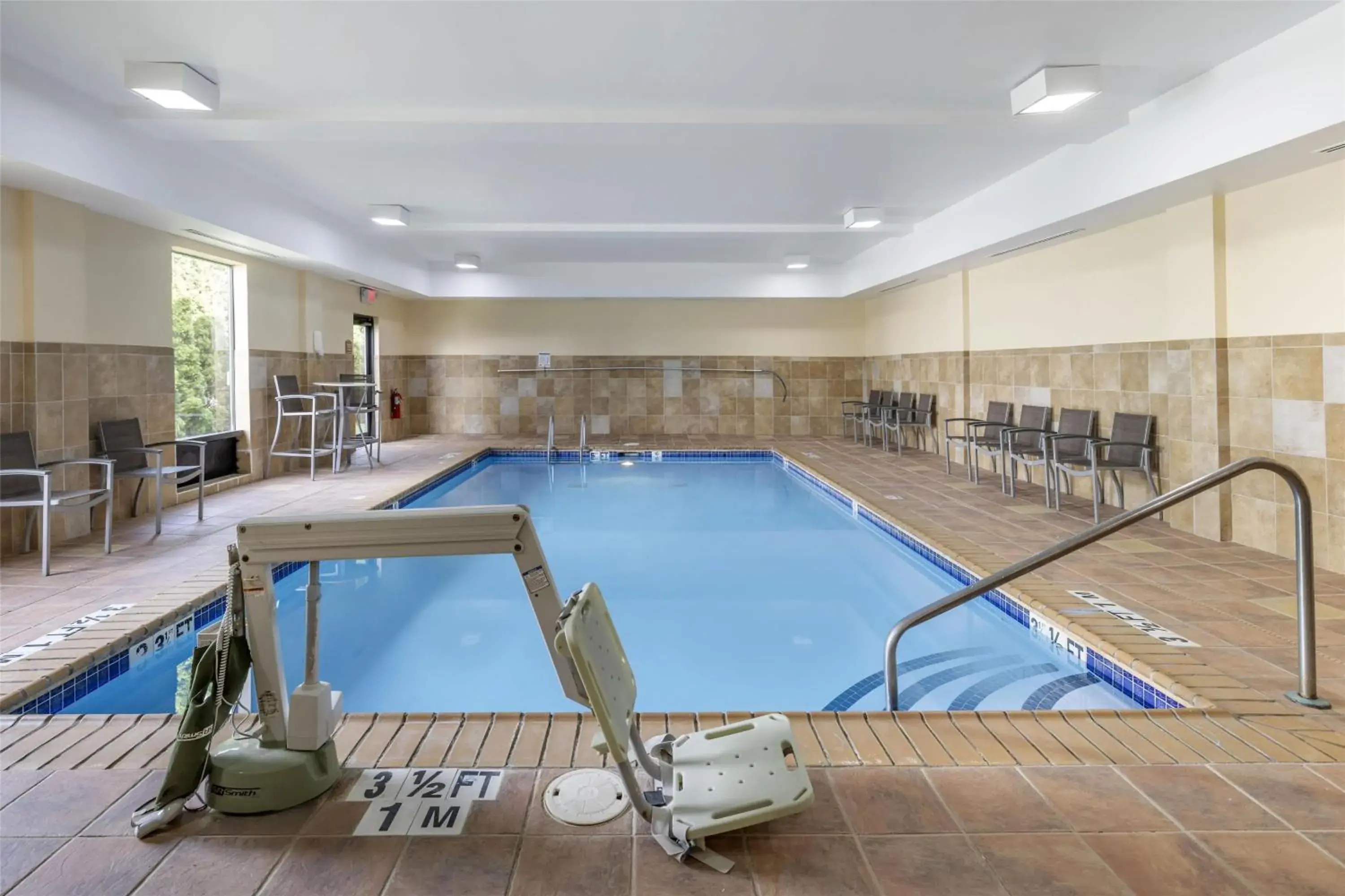Pool view in Best Western Plus University Inn Pool view in Best Western Plus University Inn