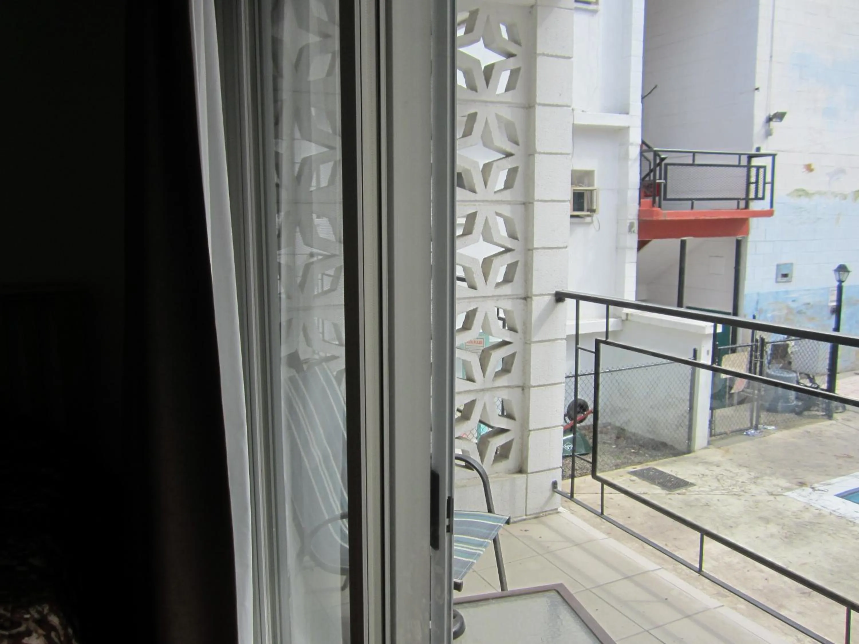 Balcony/Terrace in Schell Motel