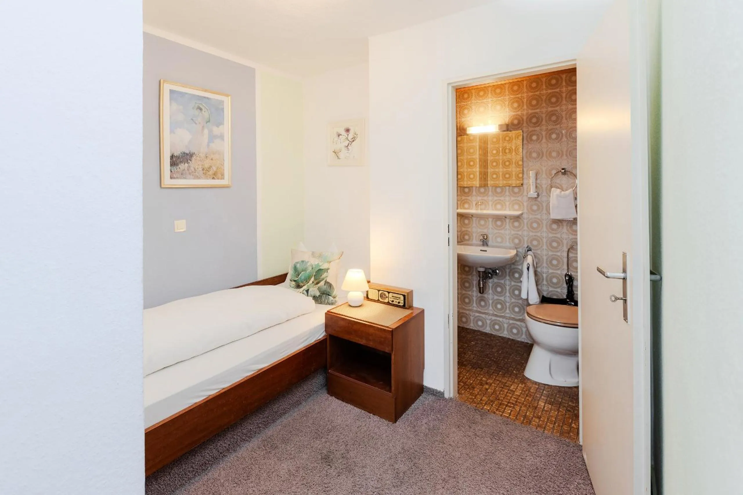 Bed in Landgasthof zur Linde