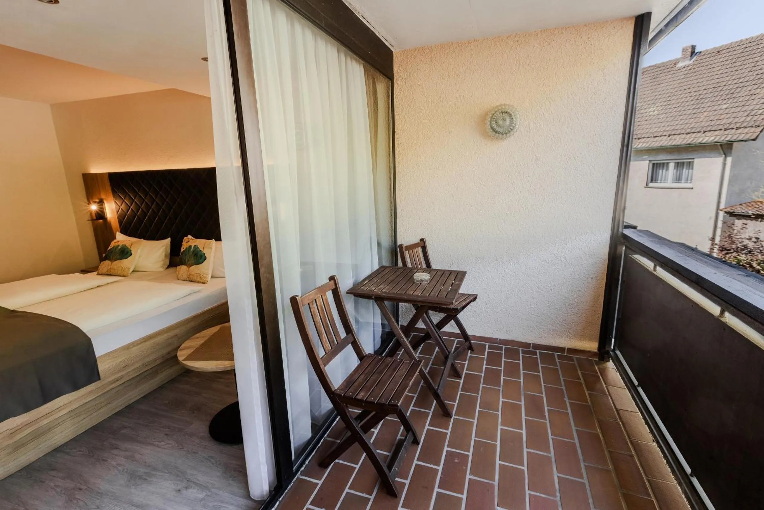 Bed in Landgasthof zur Linde