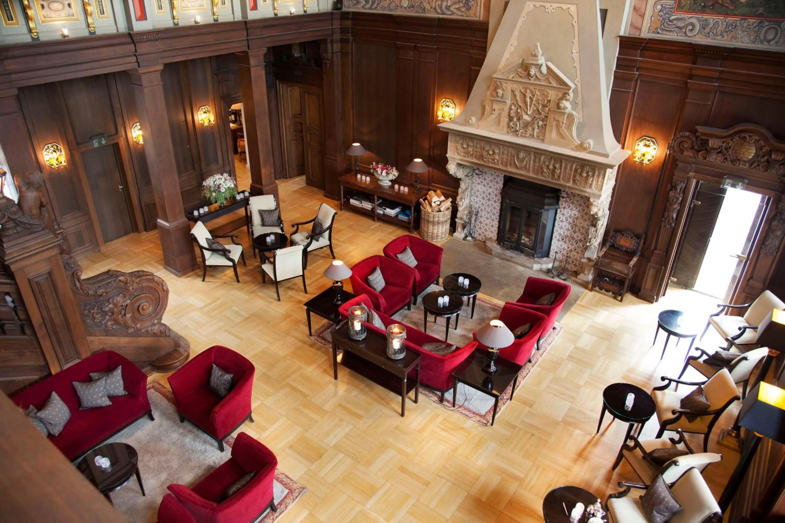 Lobby or reception in Schlosshotel Münchhausen