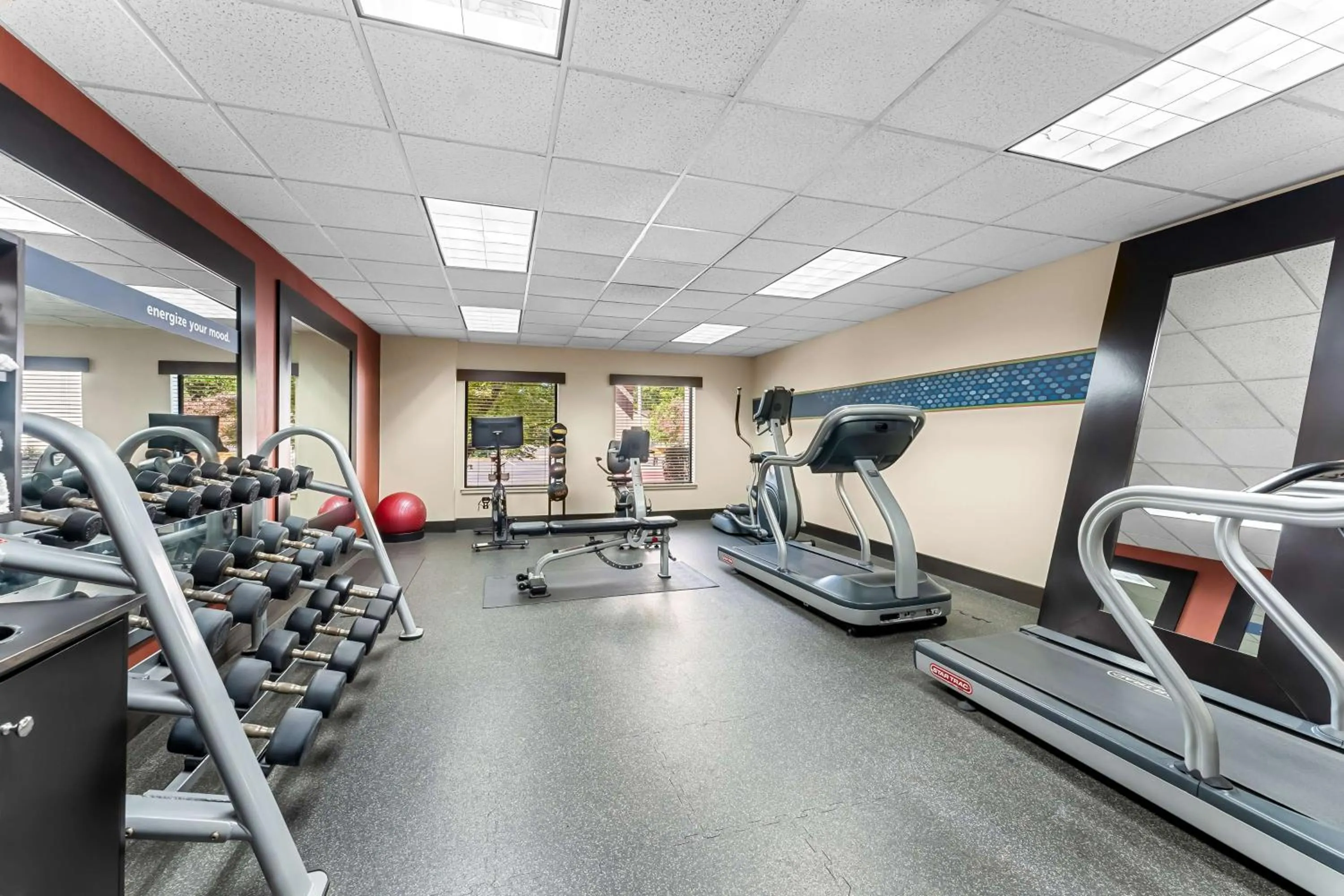 Fitness centre/facilities in Hampton Inn Stroudsburg Poconos