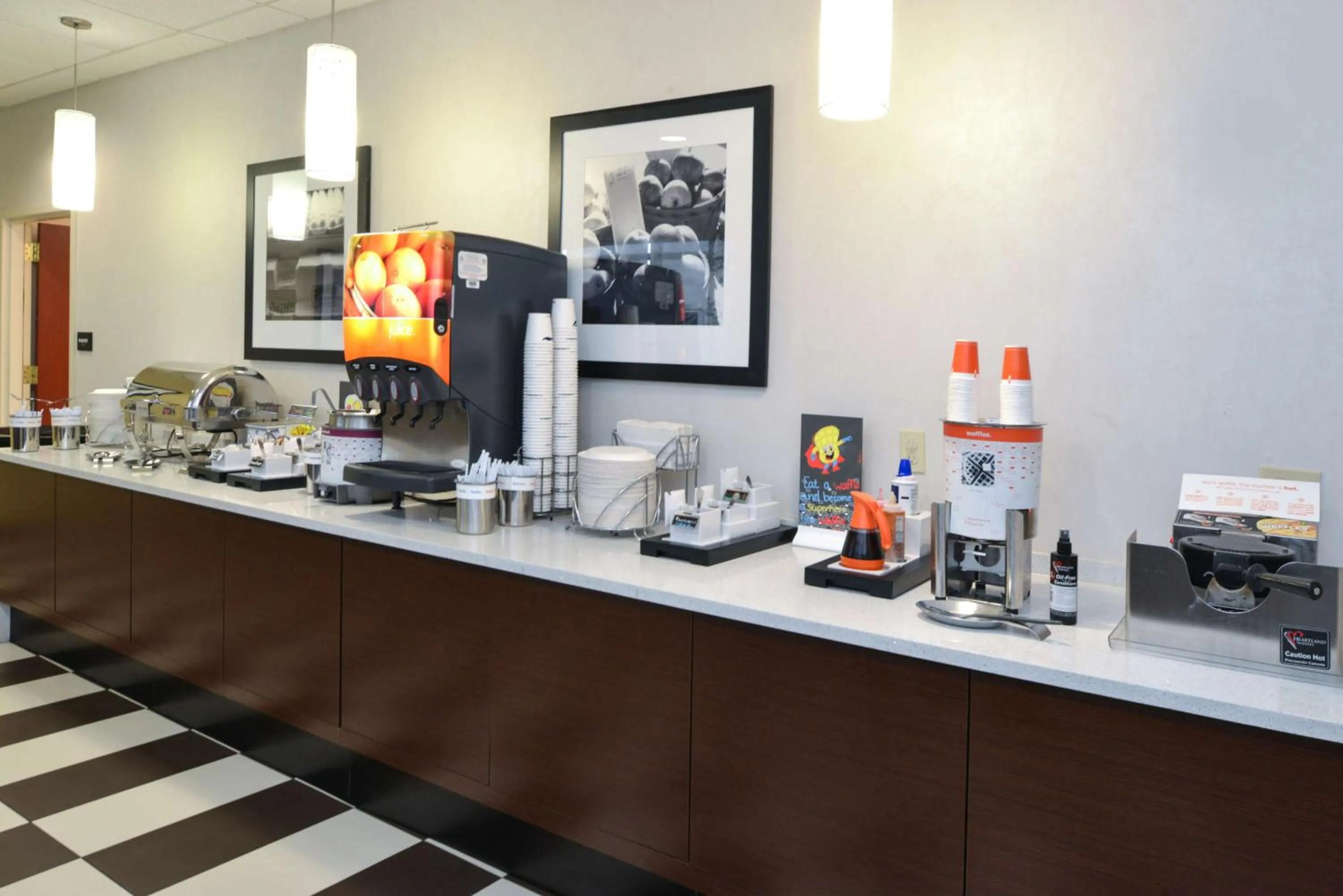 Breakfast in Hampton Inn Carbondale