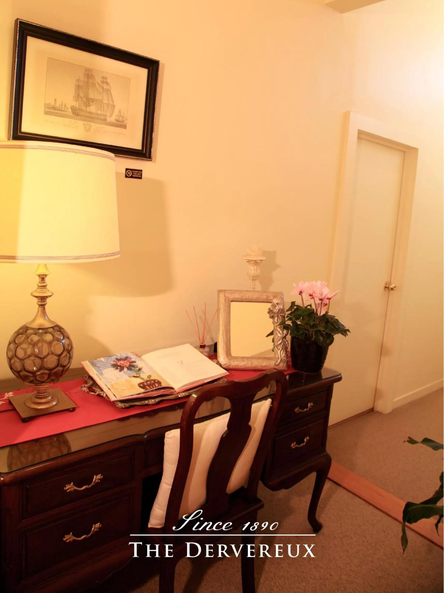 Communal lounge/ TV room in The Devereux Boutique Hotel