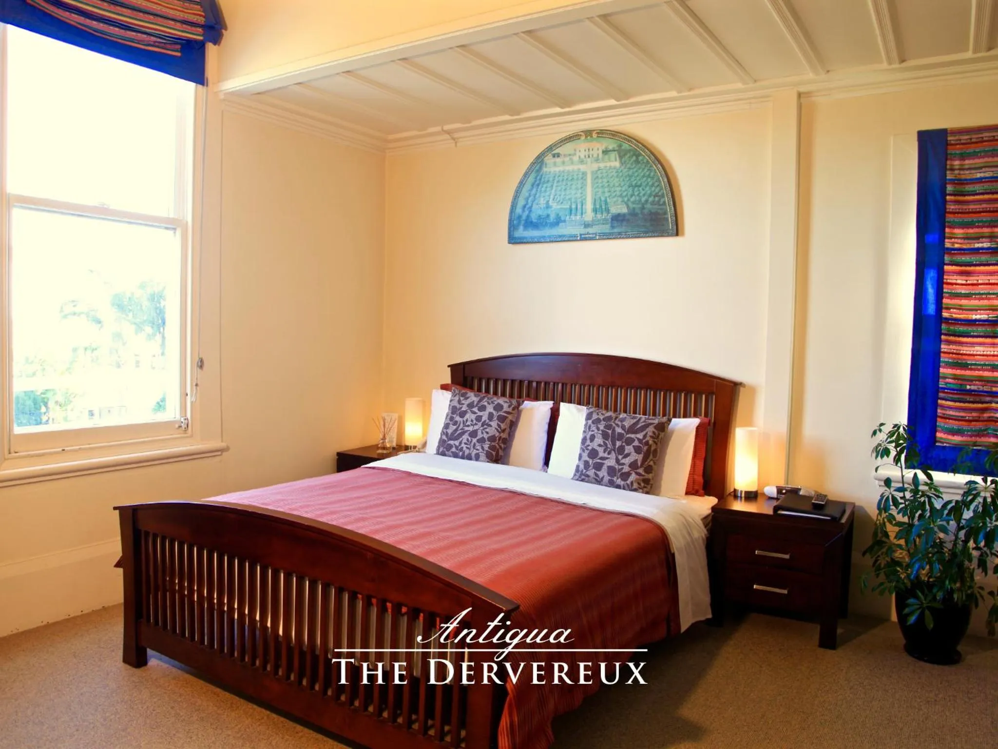 Bed in The Devereux Boutique Hotel