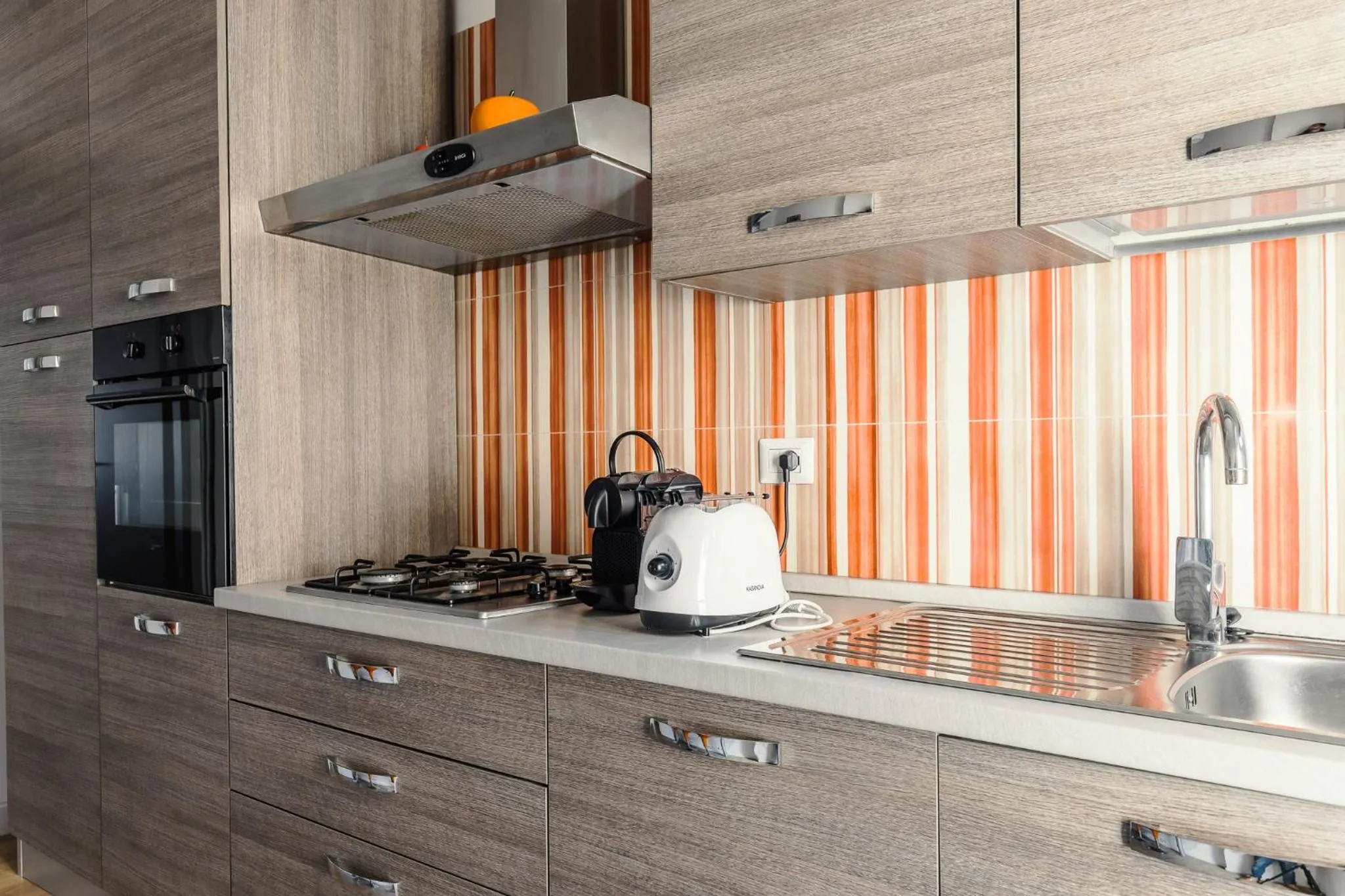Kitchen or kitchenette in Apartment Costanza in Rome