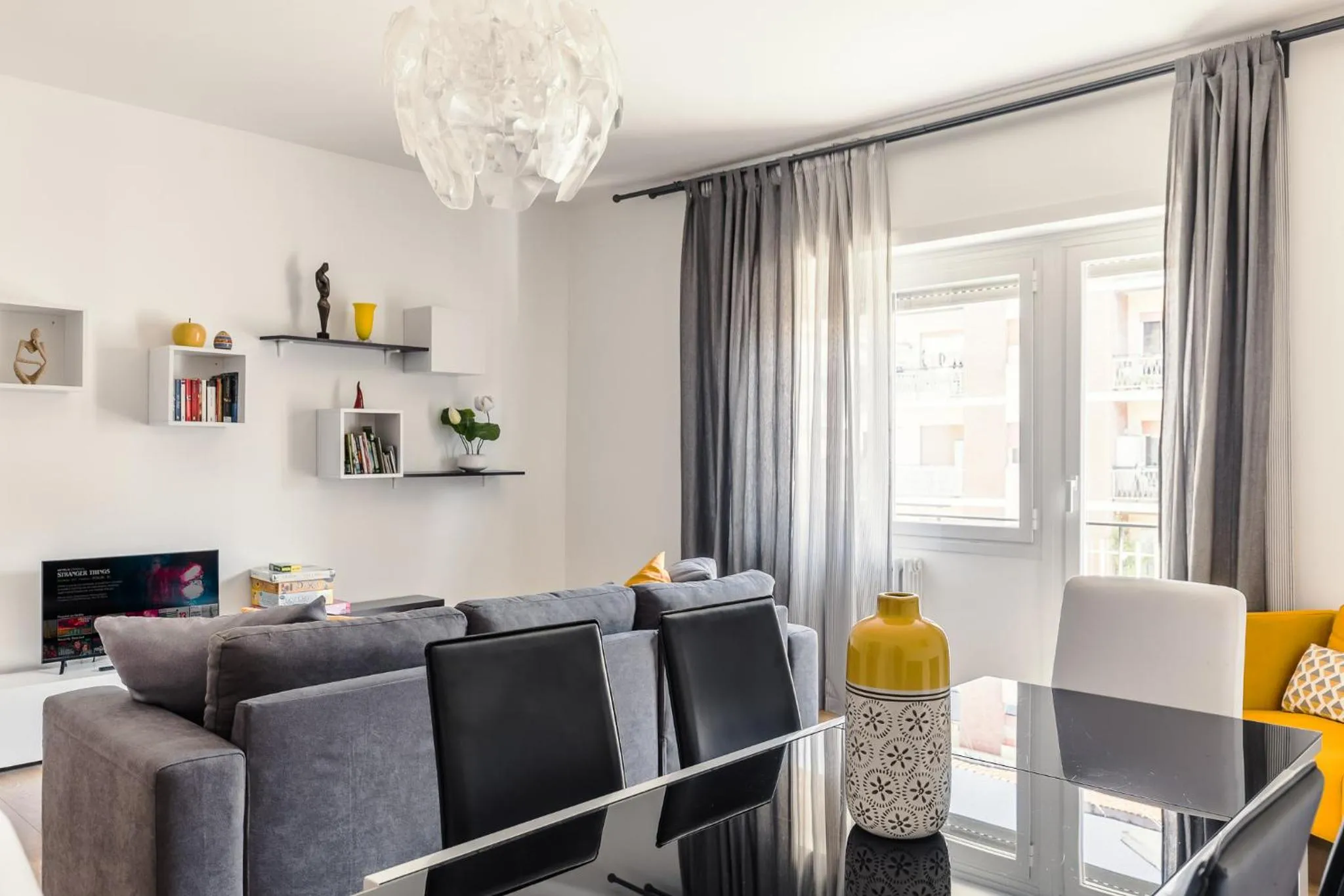 Living room in Apartment Costanza in Rome