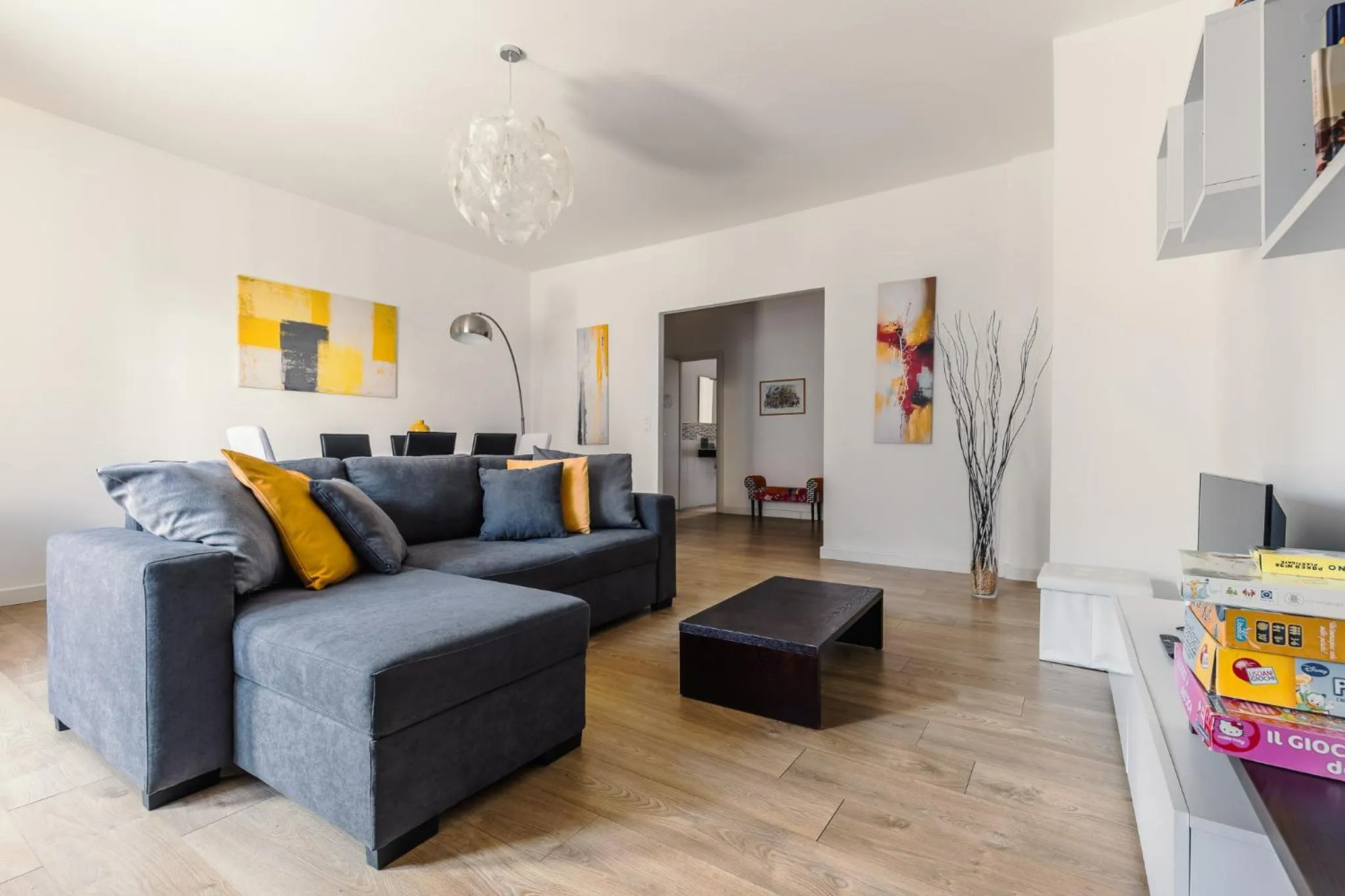 Living room in Apartment Costanza in Rome