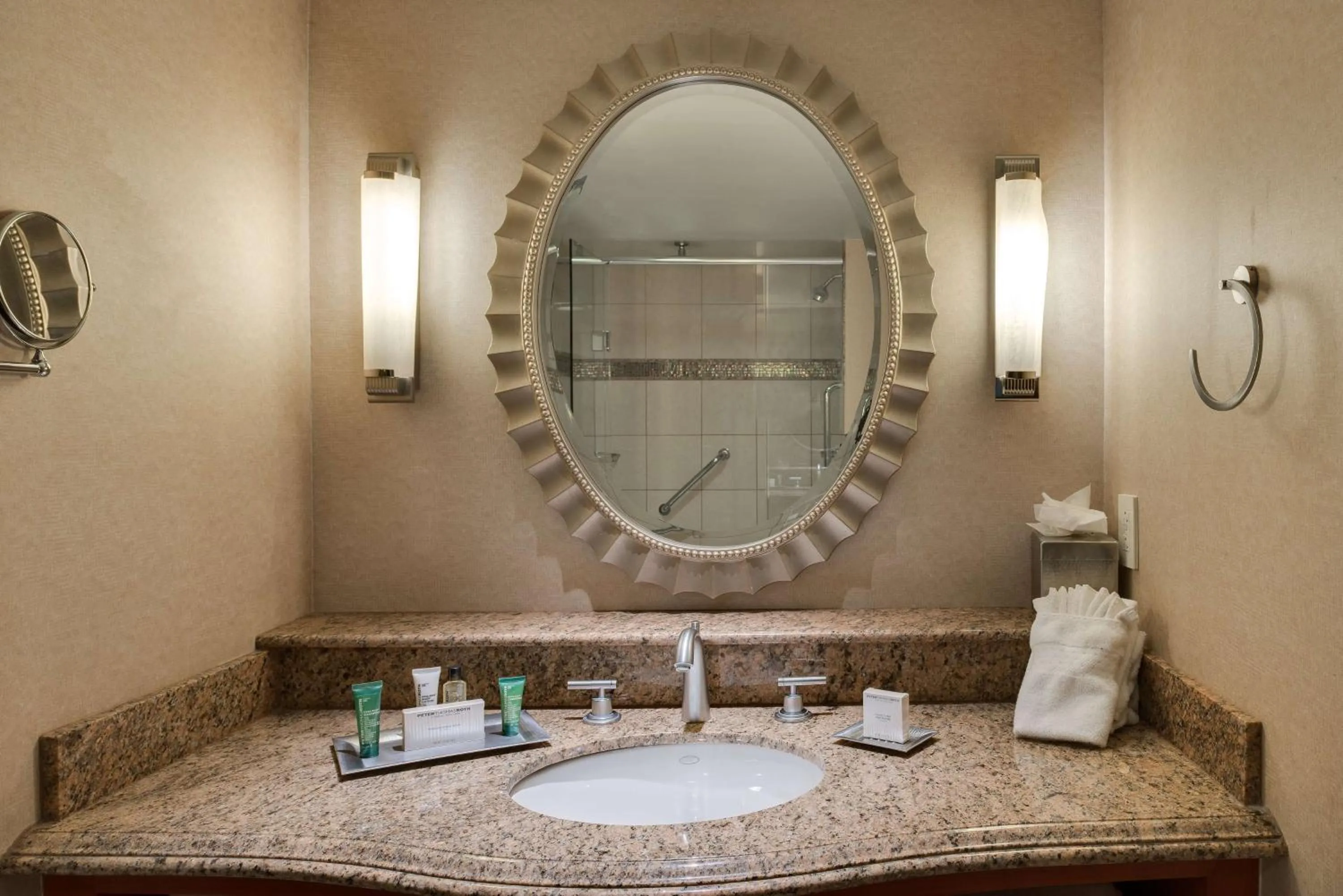 Bathroom in Hilton Washington Dulles Airport