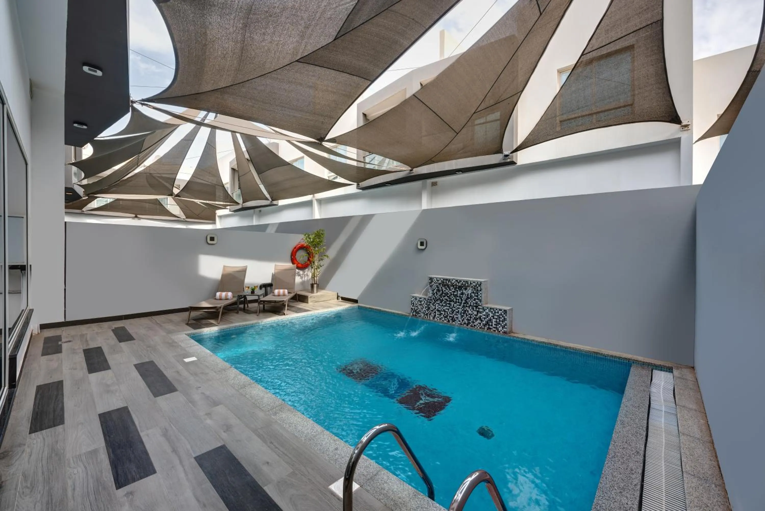 Pool view in KAY Homes