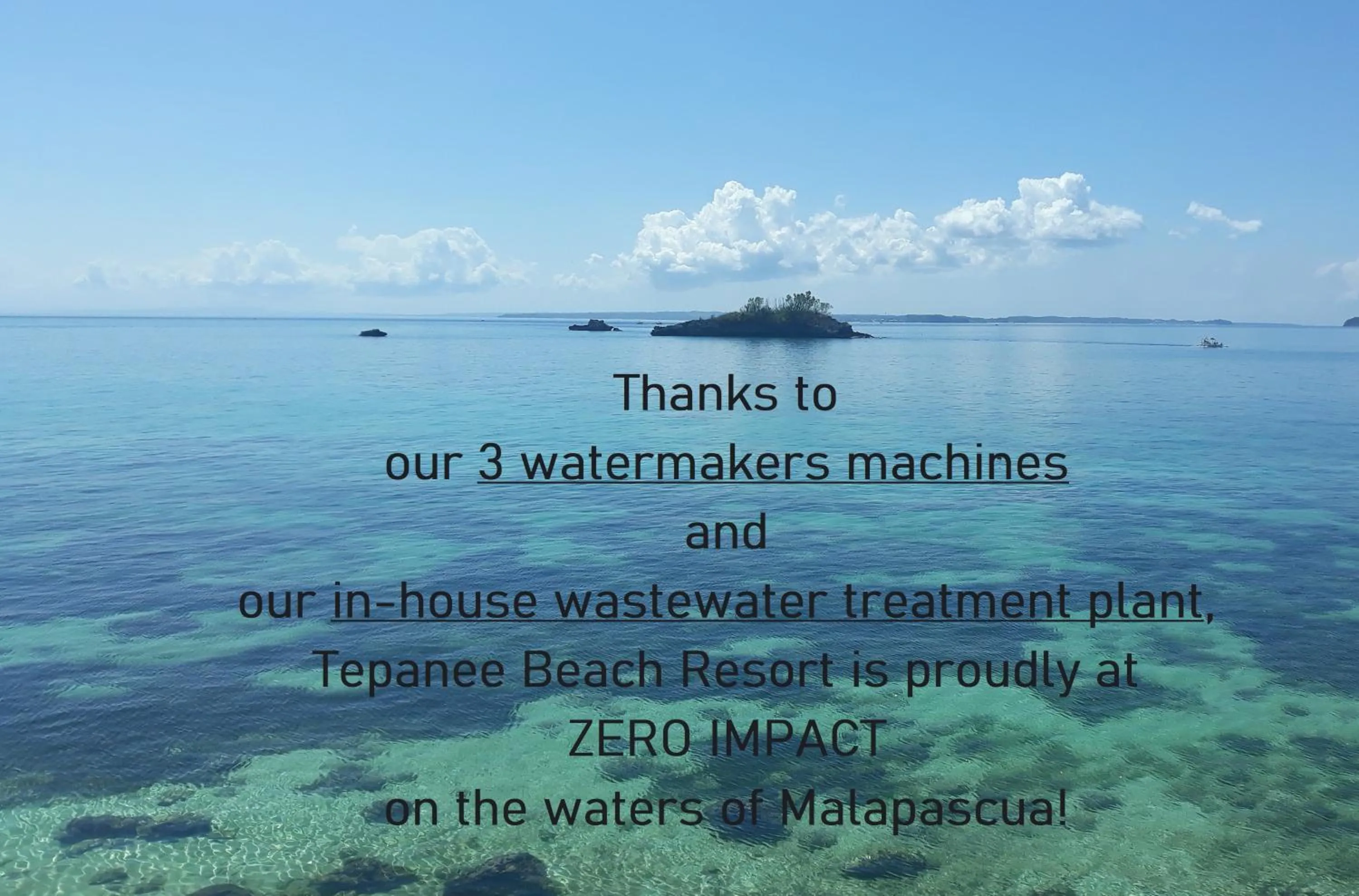 Certificate/Award in Tepanee Beach Resort