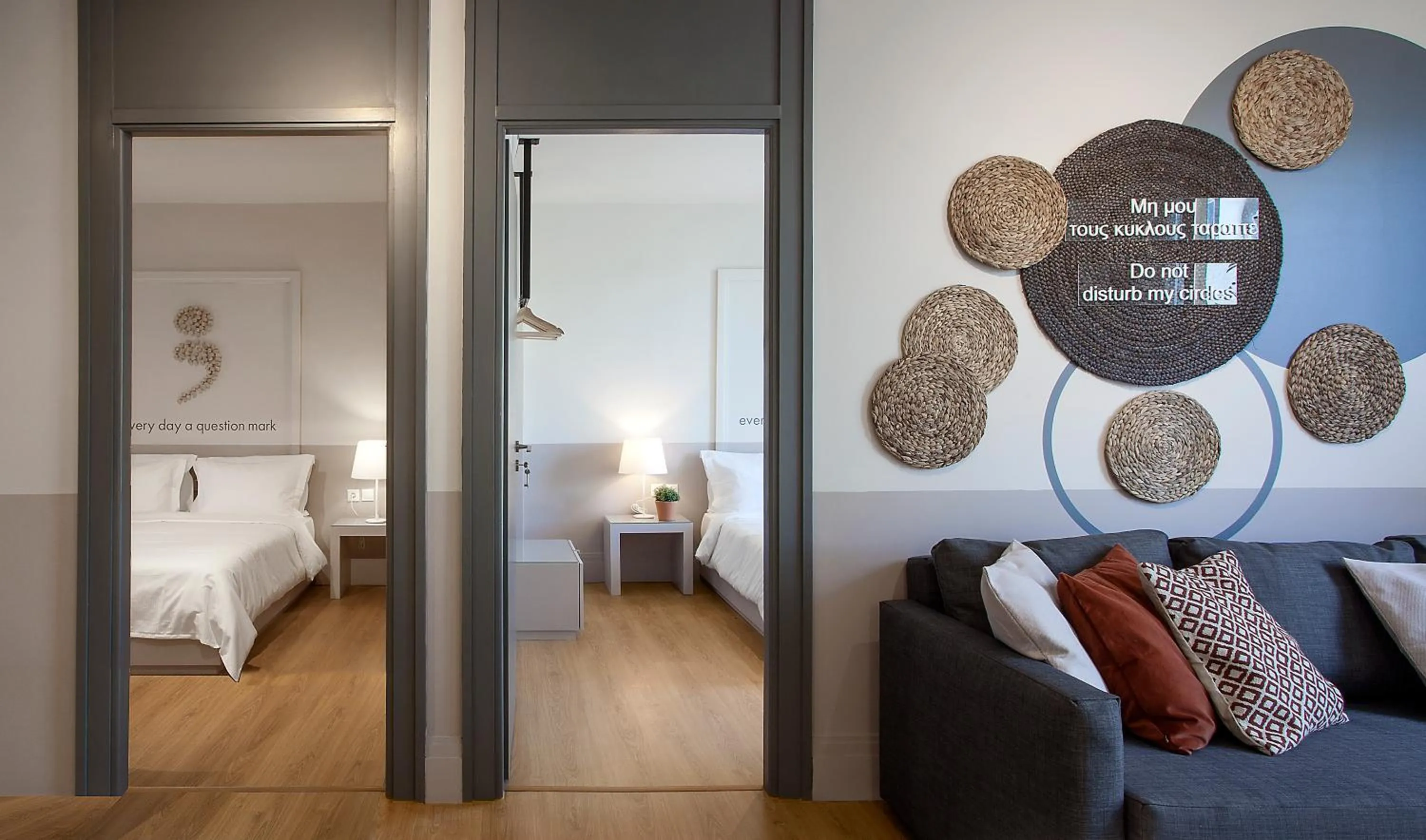 Living room, Bed in Great Living Apartments